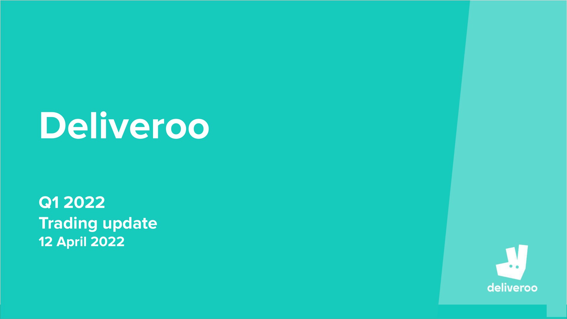Deliveroo investment banking deck slide