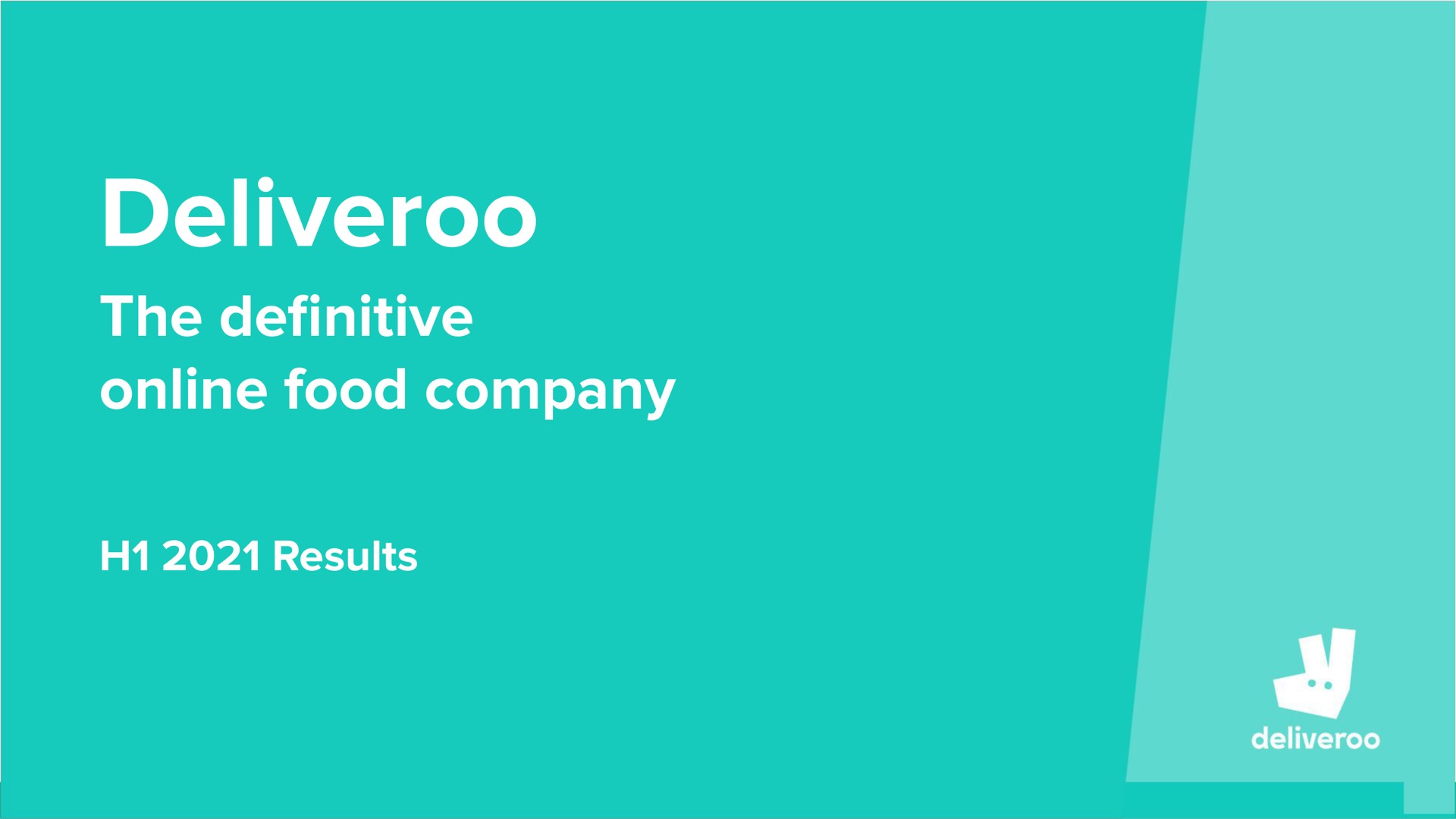 Deliveroo investment banking deck slide