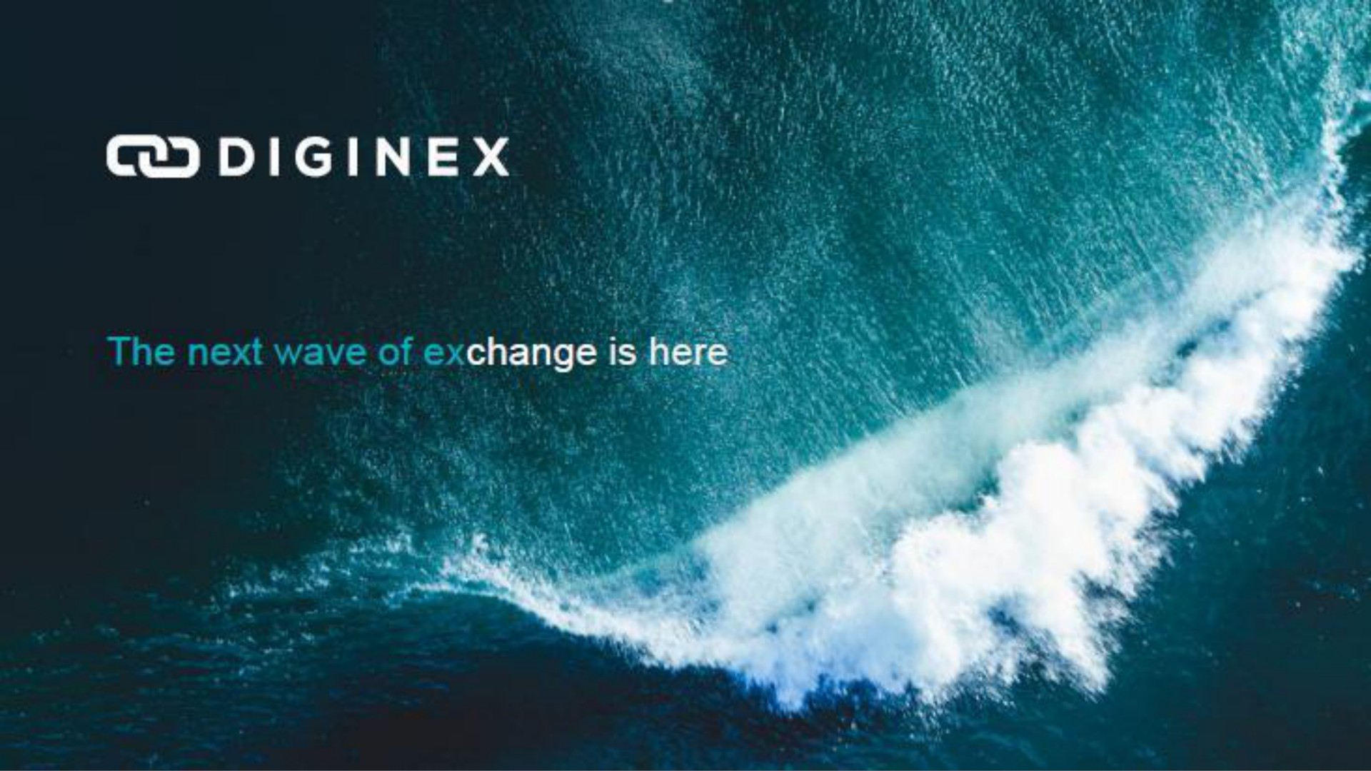 Diginex — Cover Slide investment banking deck slide