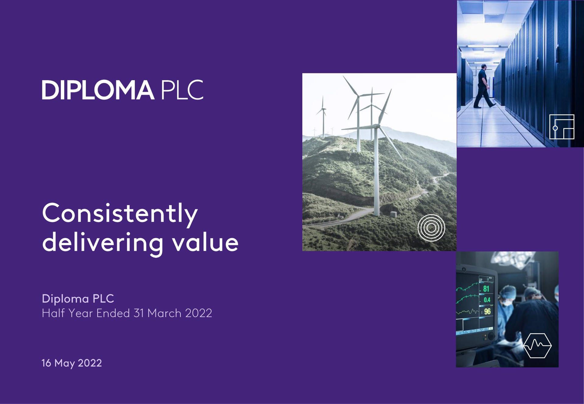 Diploma — Consistently delivering value investment banking deck slide