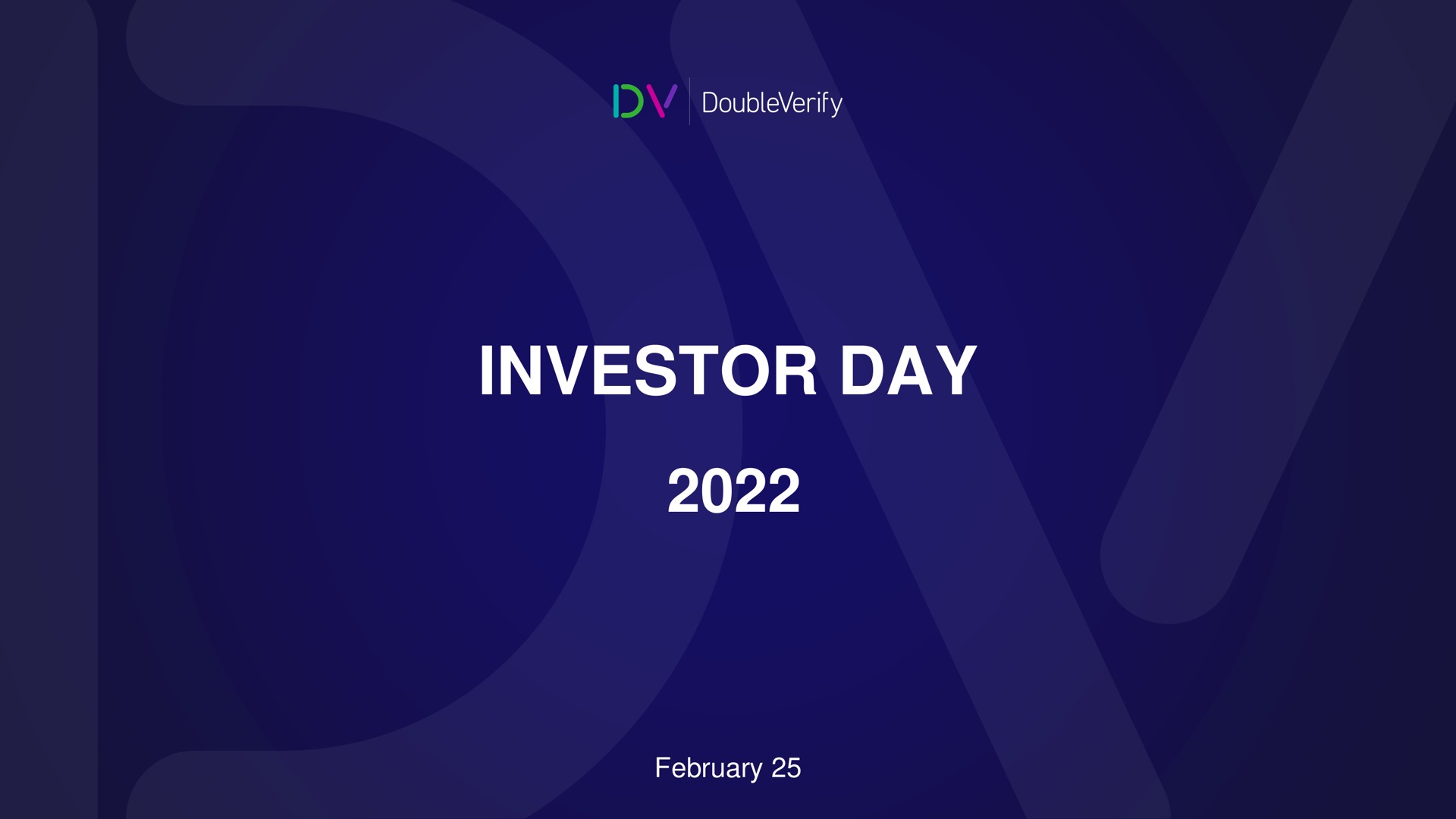 Doubleverify — Investor Day investment banking deck slide
