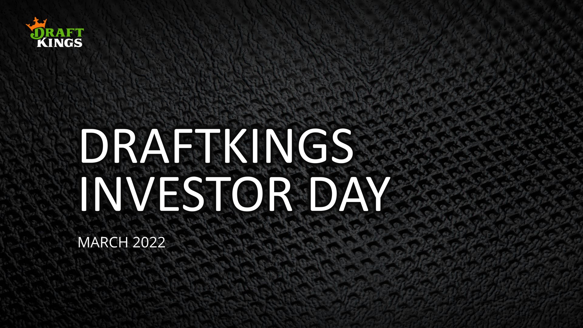 Draftkings — Draftkings Investor Day investment banking deck slide