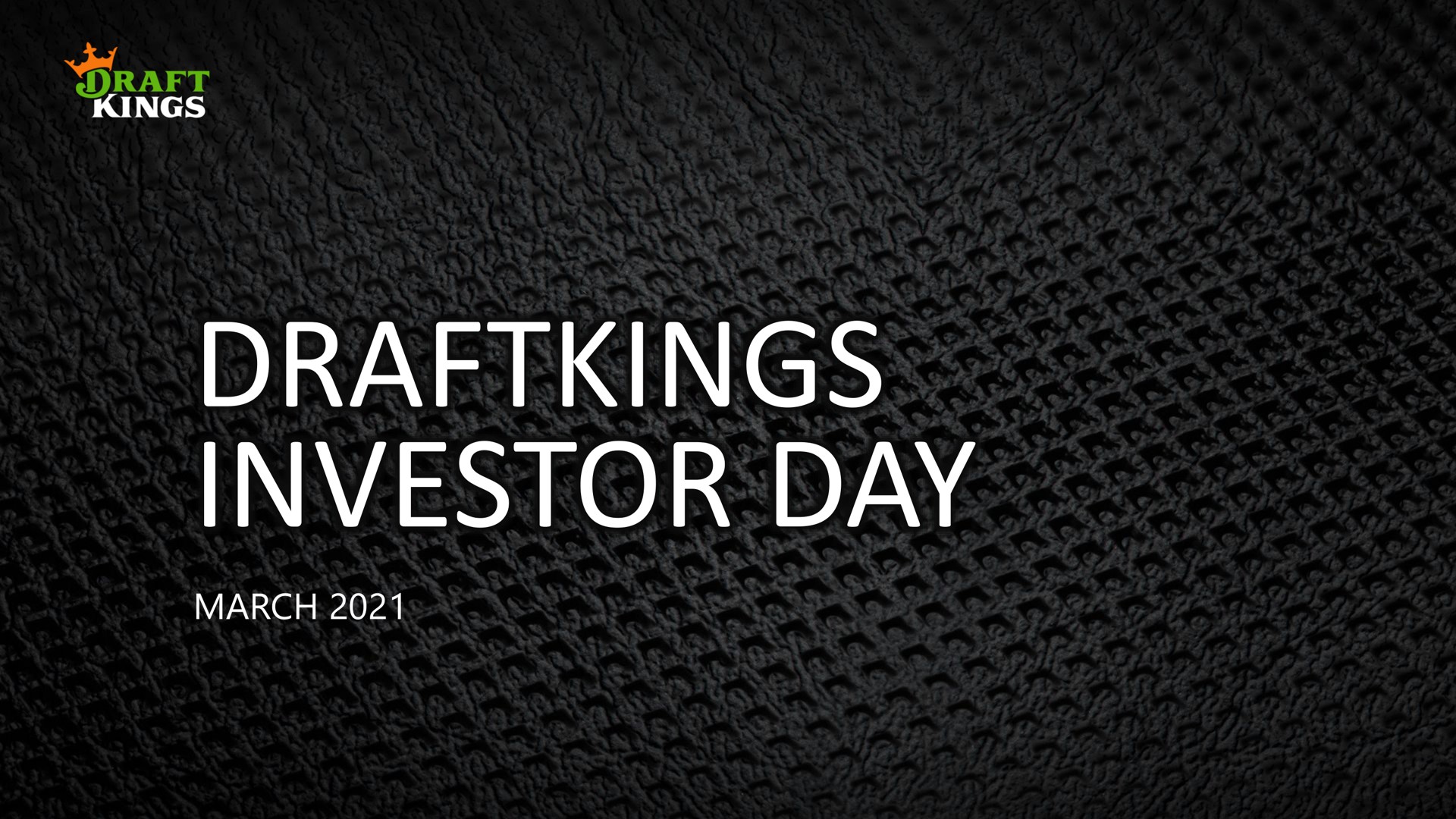 Draftkings — Draftkings Investor Day investment banking deck slide