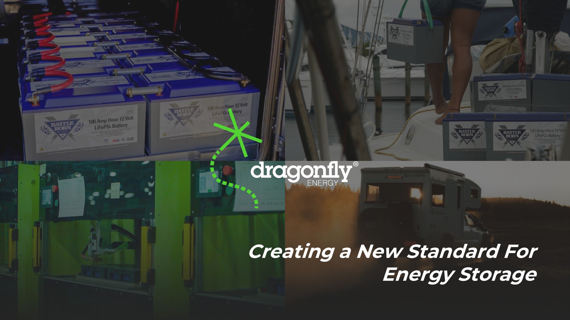 Dragonfly Energy — Creating a New Standard For Energy Storage investment banking deck slide