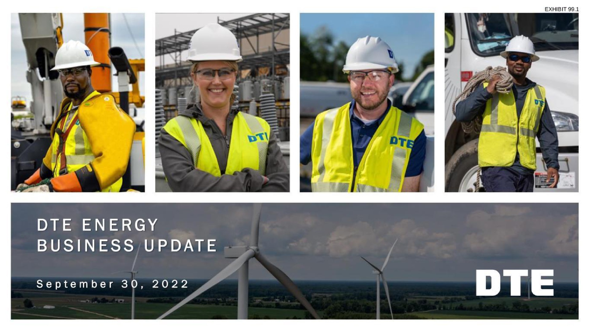 Dte Electric — Dte Energy Business Update investment banking deck slide