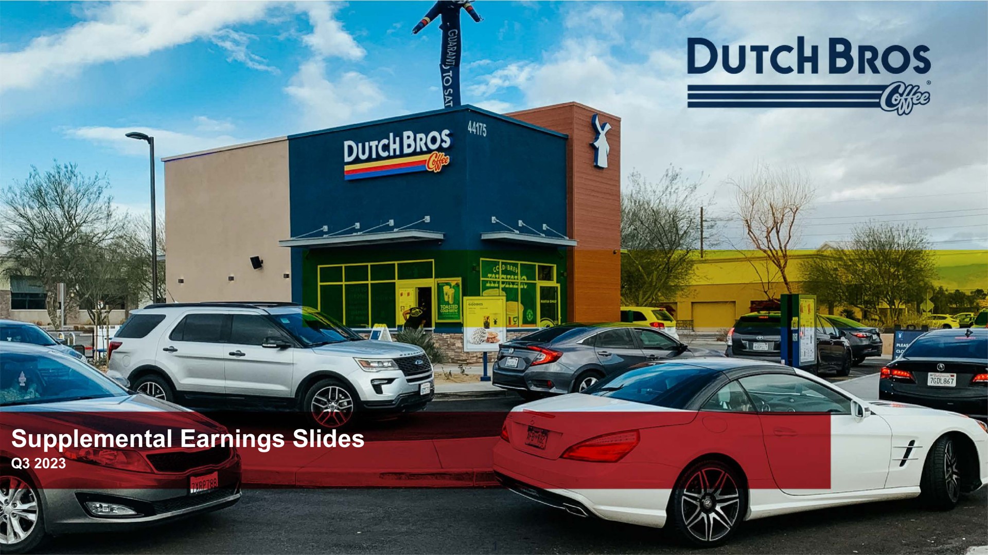 Dutch Bros — Supplemental Earnings Slides investment banking deck slide