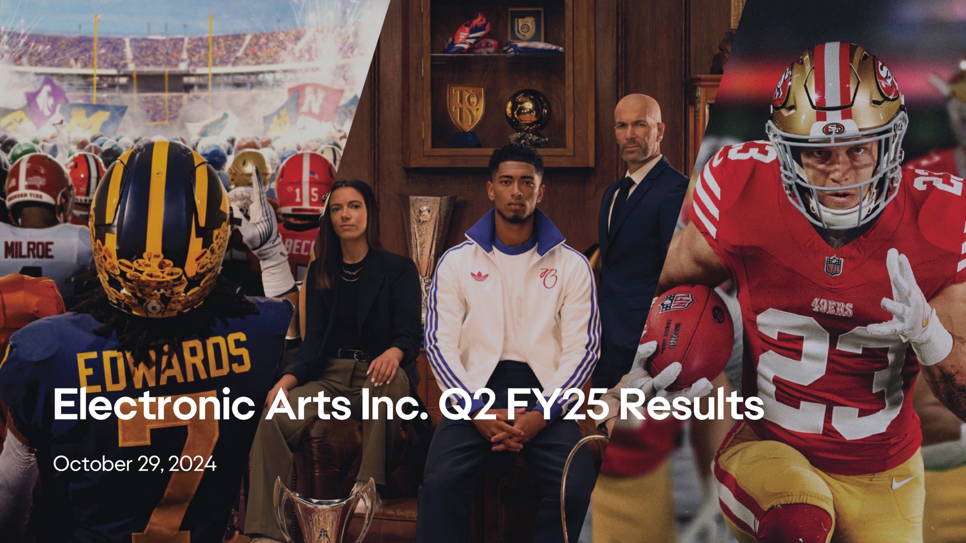 Electronic Arts — Electronic Arts Inc. Q2 FY25 Results investment banking deck slide