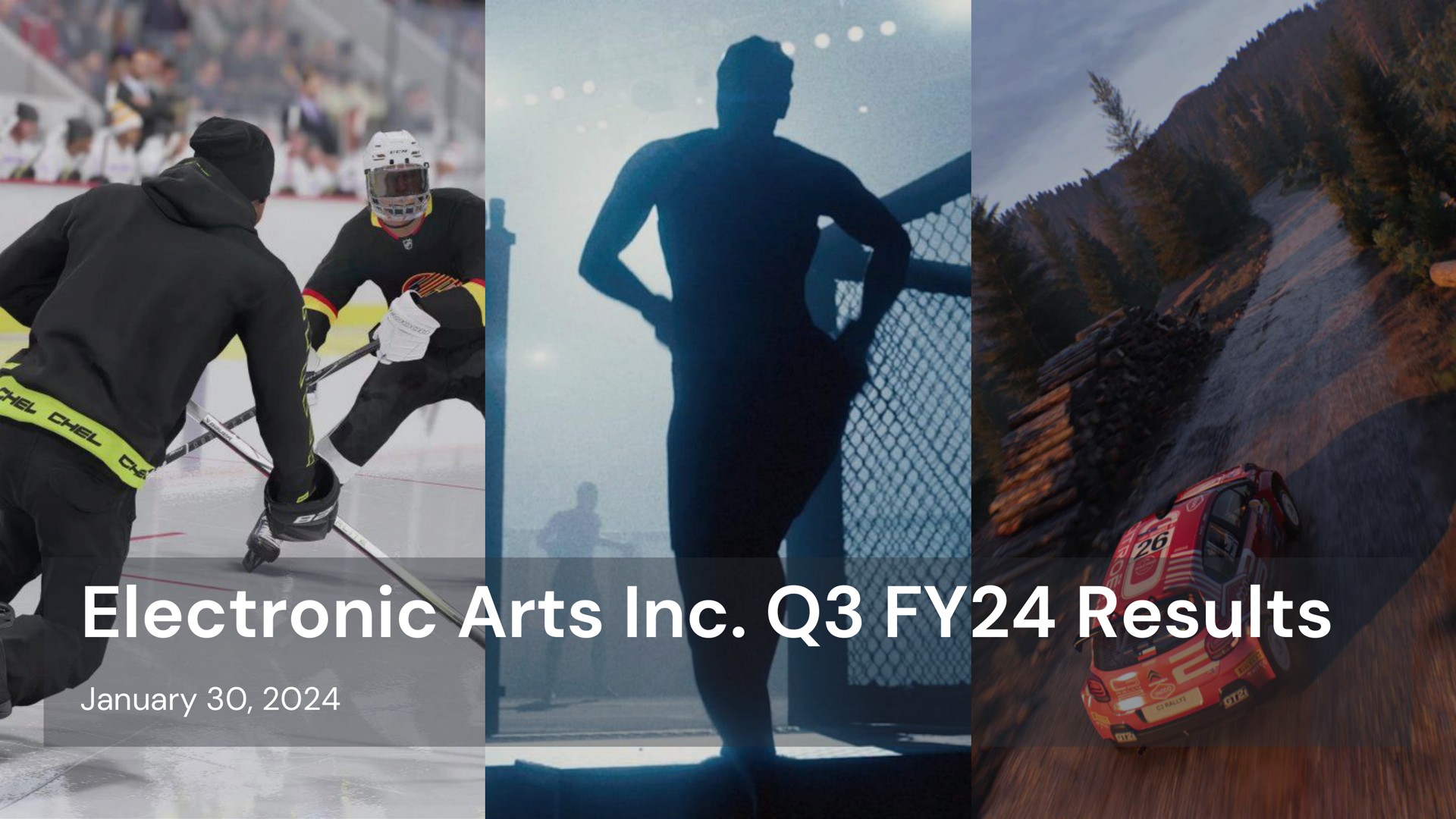Electronic Arts — Electronic Arts Inc. Q3 FY24 Results investment banking deck slide