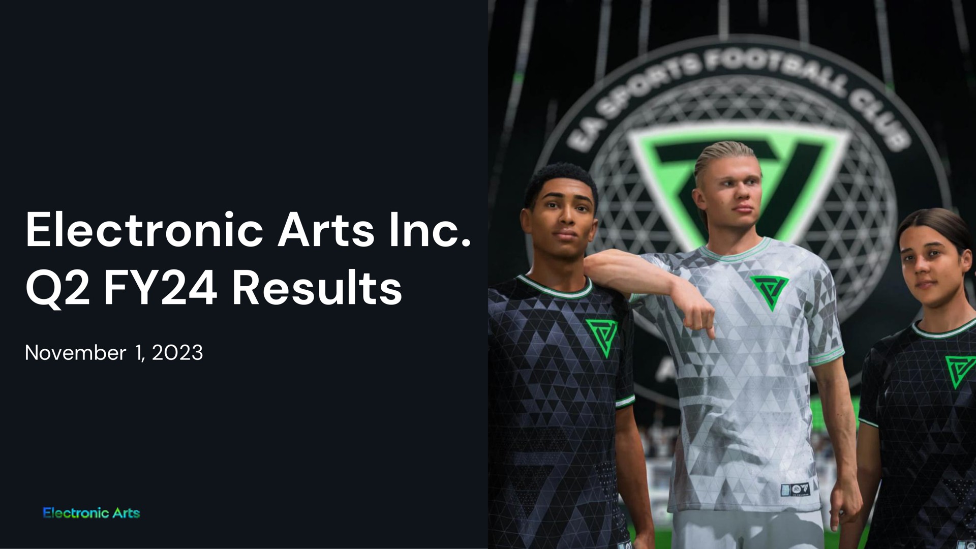 Electronic Arts — Electronic Arts Inc. Q2 FY24 Results investment banking deck slide