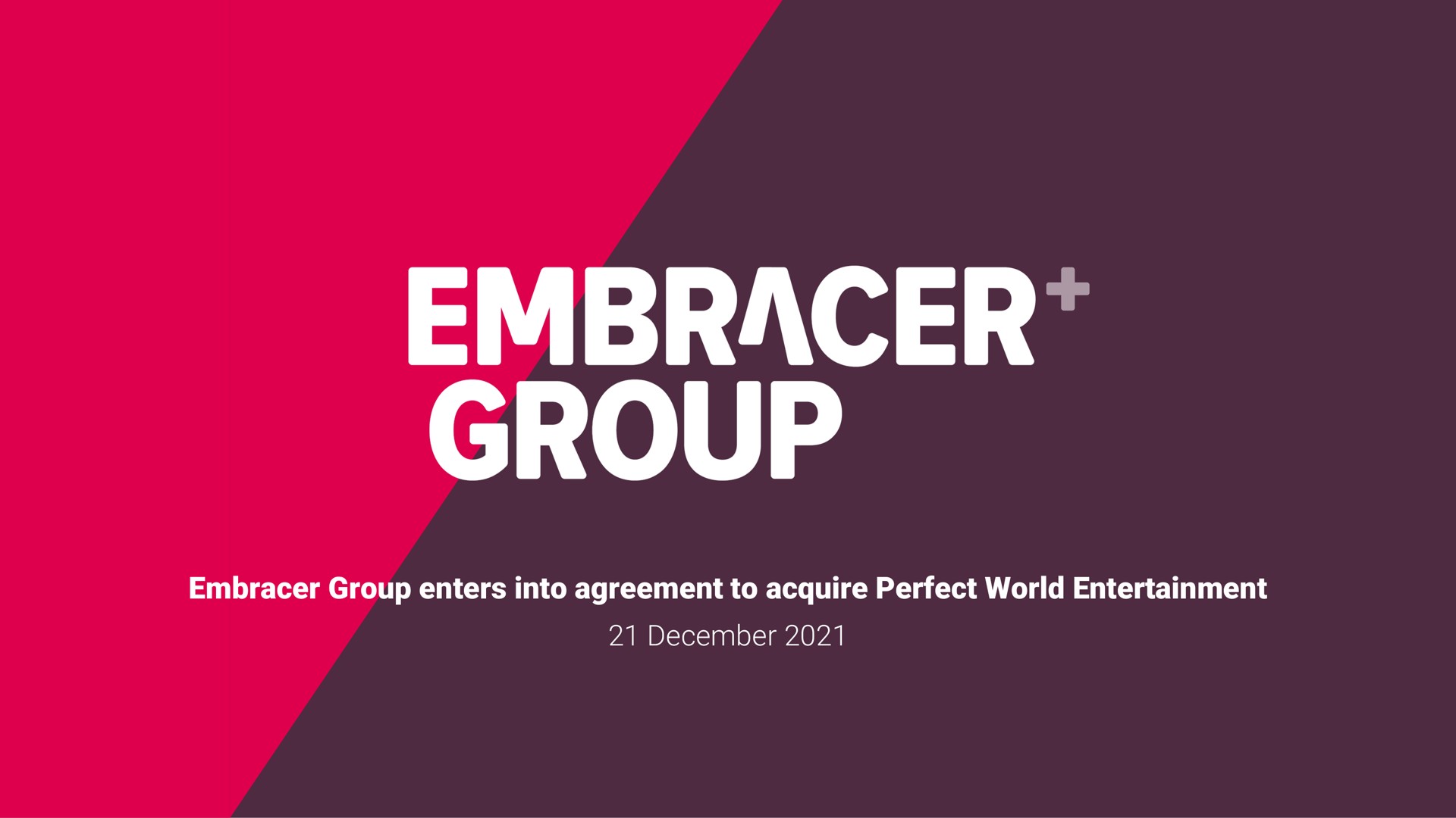 Embracer Group investment banking deck slide
