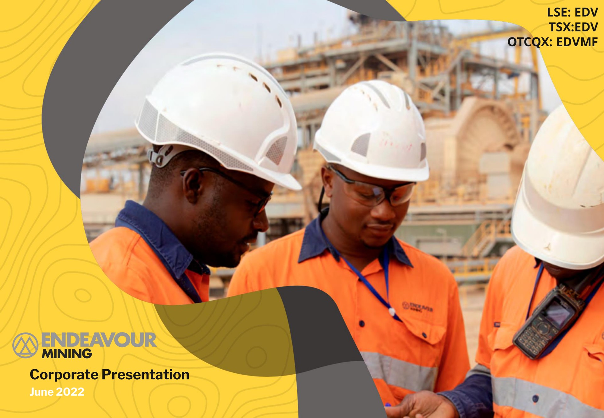 Endeavour Mining — Corporate Presentation investment banking deck slide