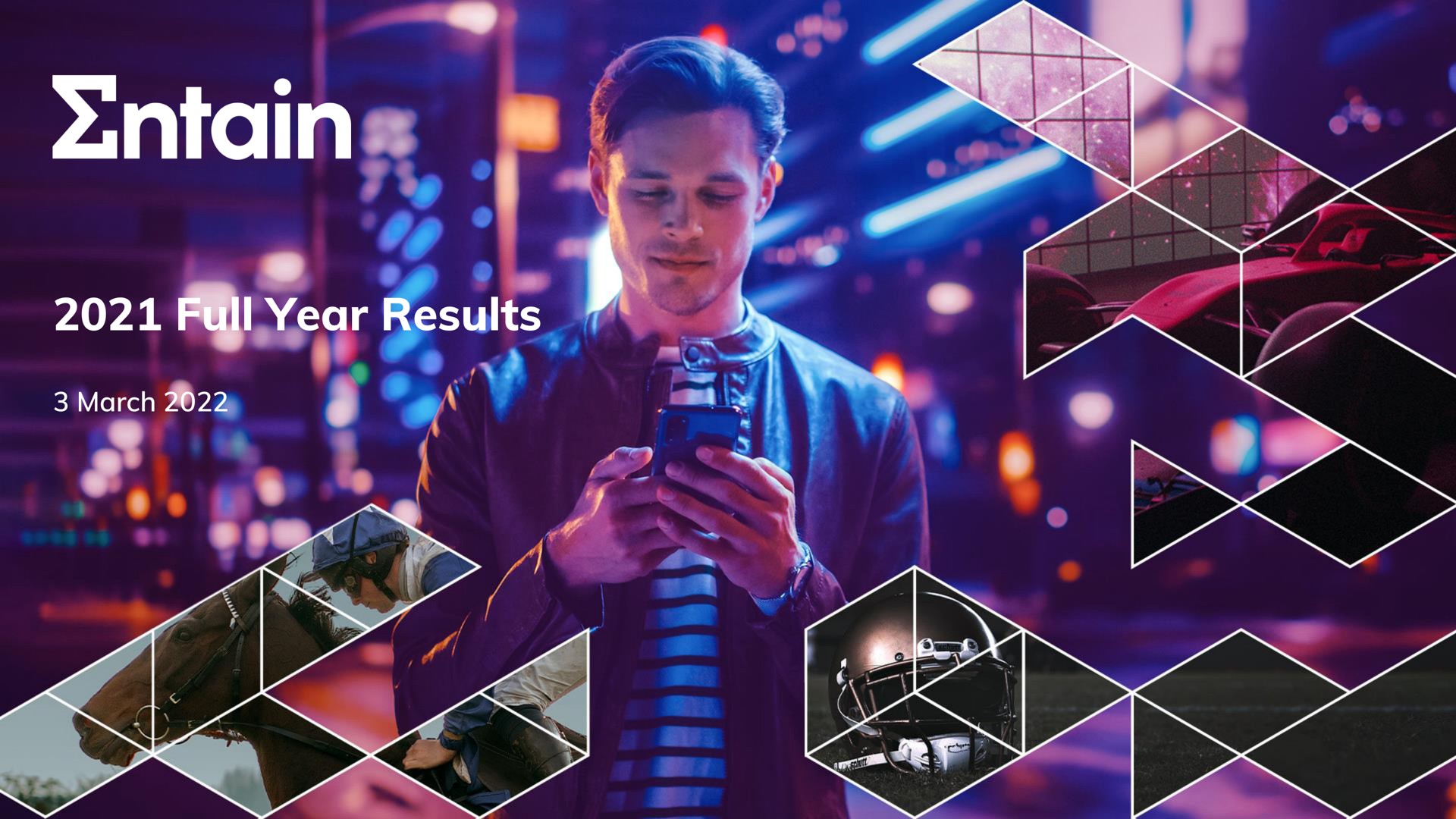 Entain Group — 2021 Full Year Results investment banking deck slide