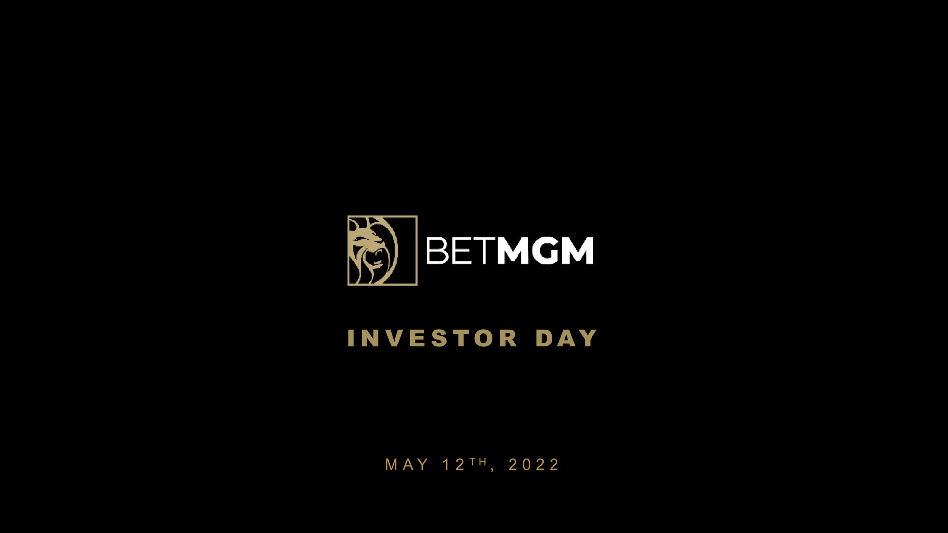 Entain Group — Title Slide investment banking deck slide