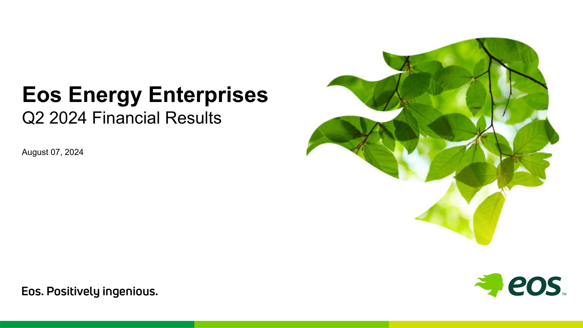 Eos Energy — Eos Energy Enterprises investment banking deck slide