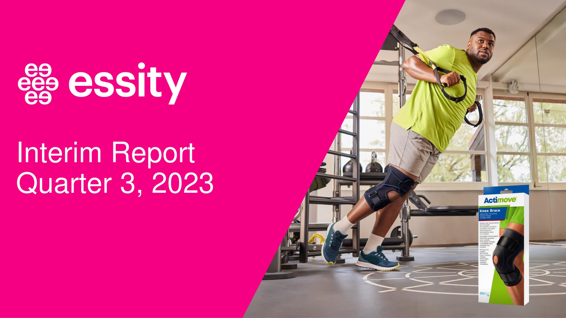Essity — Interim Report Quarter 3, 2023 investment banking deck slide