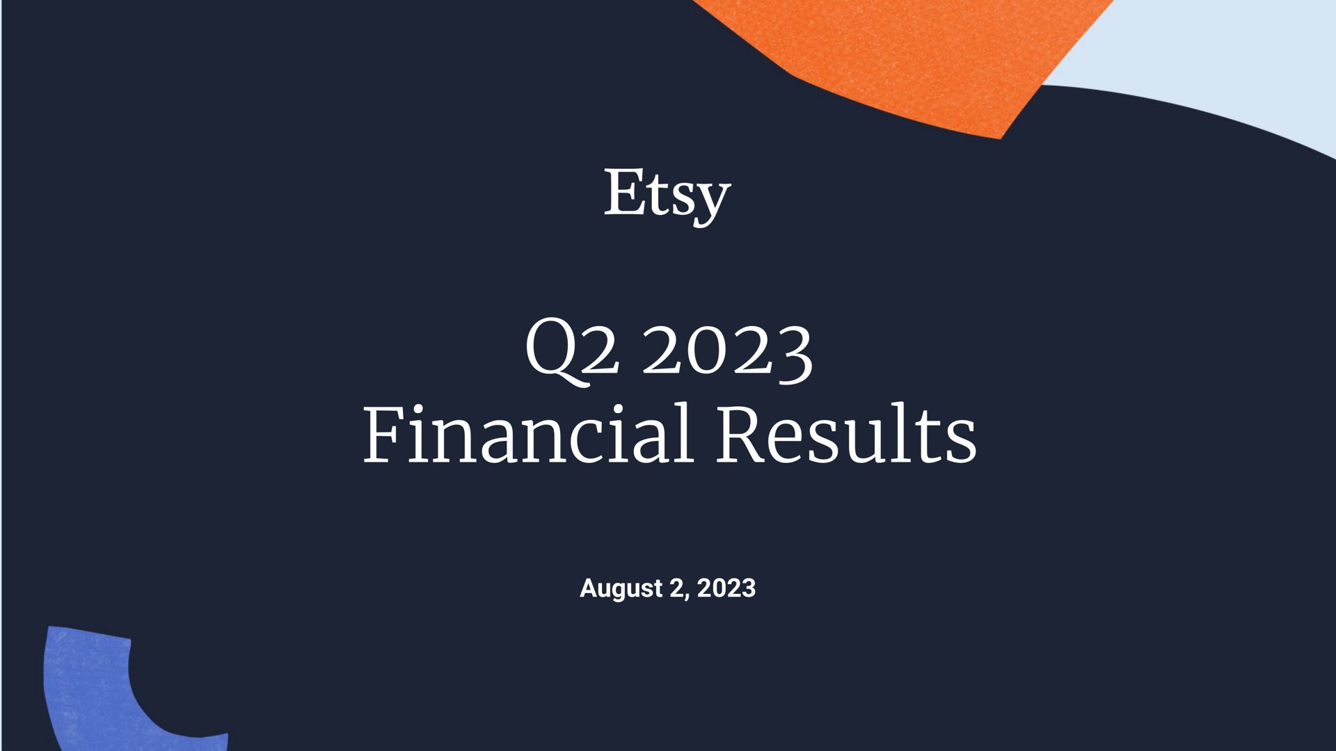 Etsy investment banking deck slide
