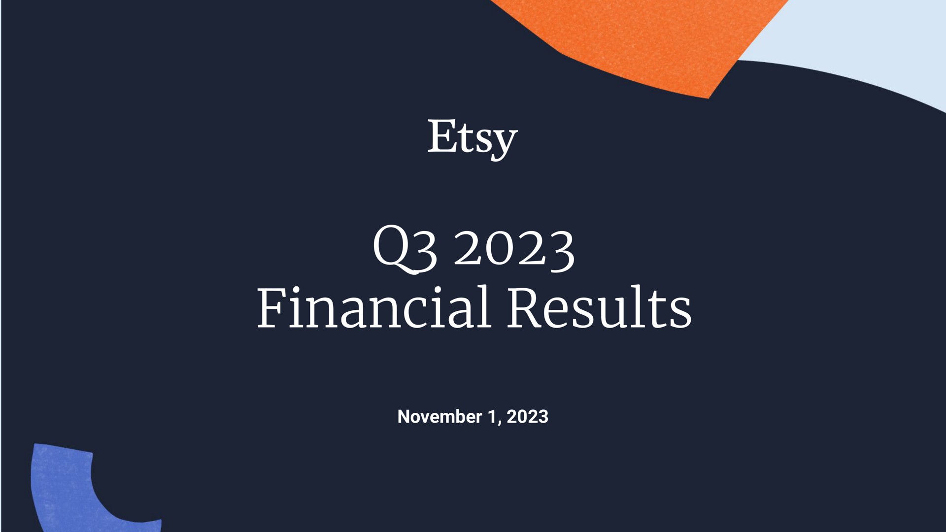 Etsy investment banking deck slide