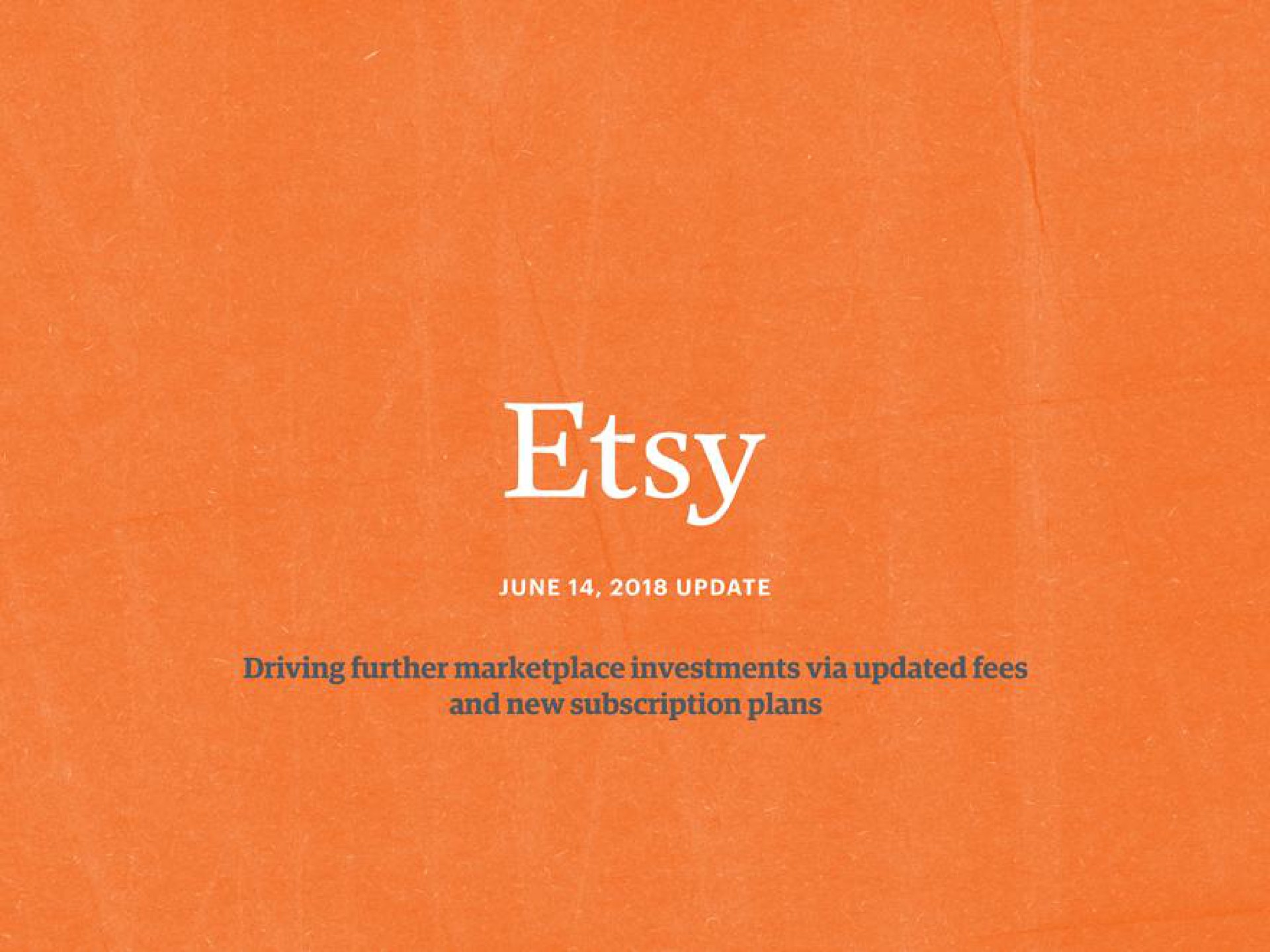 Etsy investment banking deck slide