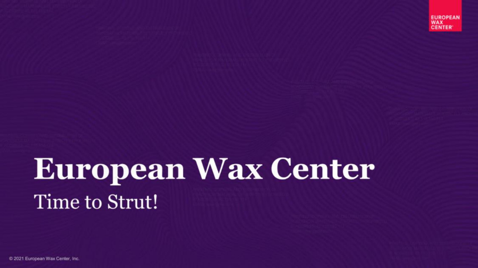 European Wax Center investment banking deck slide