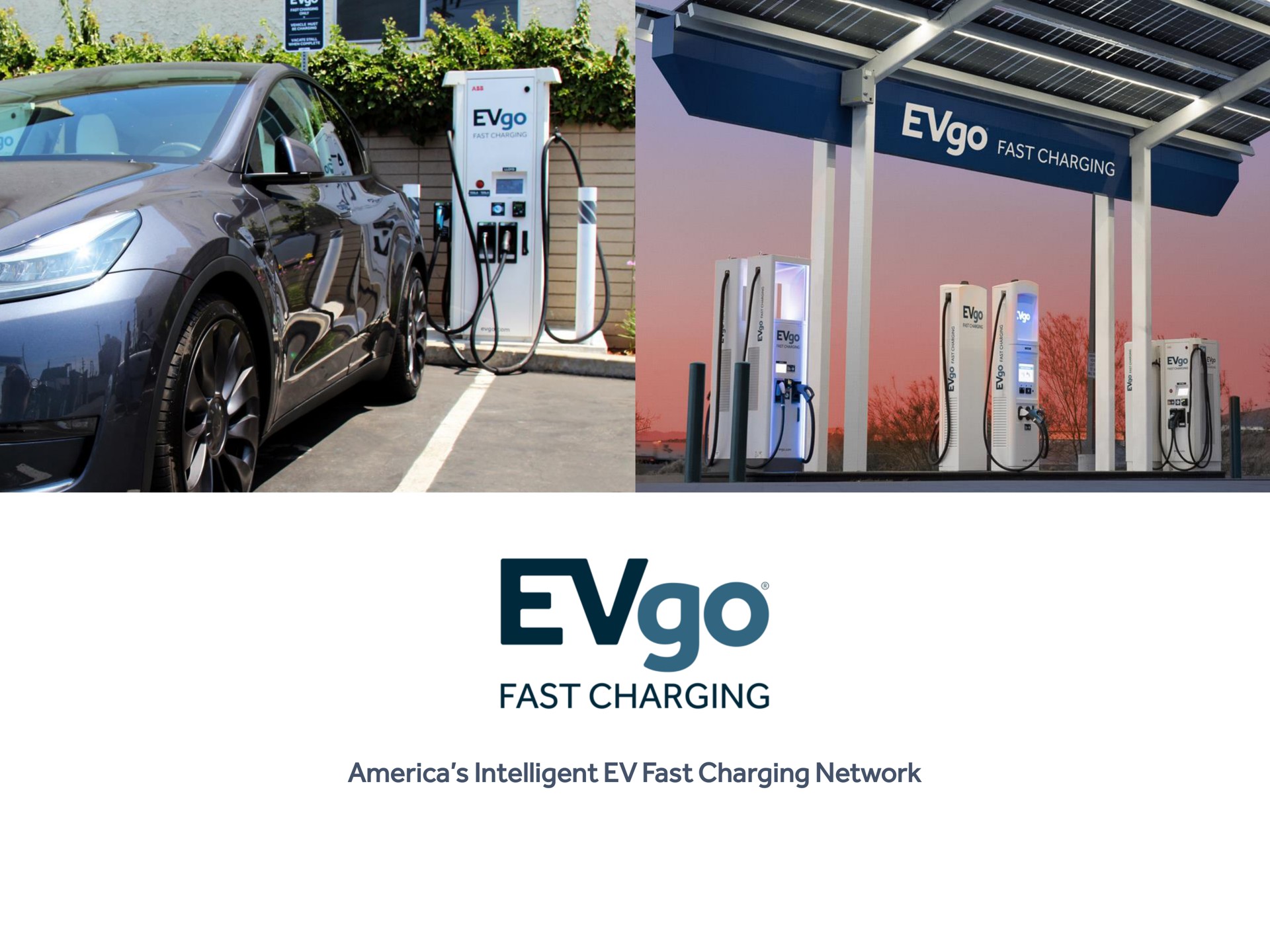 Evgo — Cover Slide investment banking deck slide