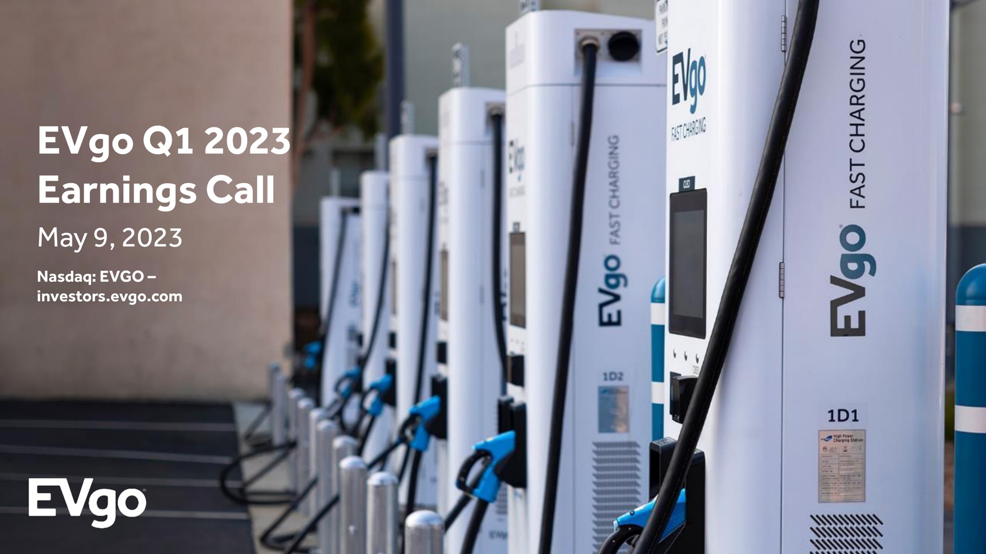 Evgo — EVgo Q1 2023 Earnings Call investment banking deck slide