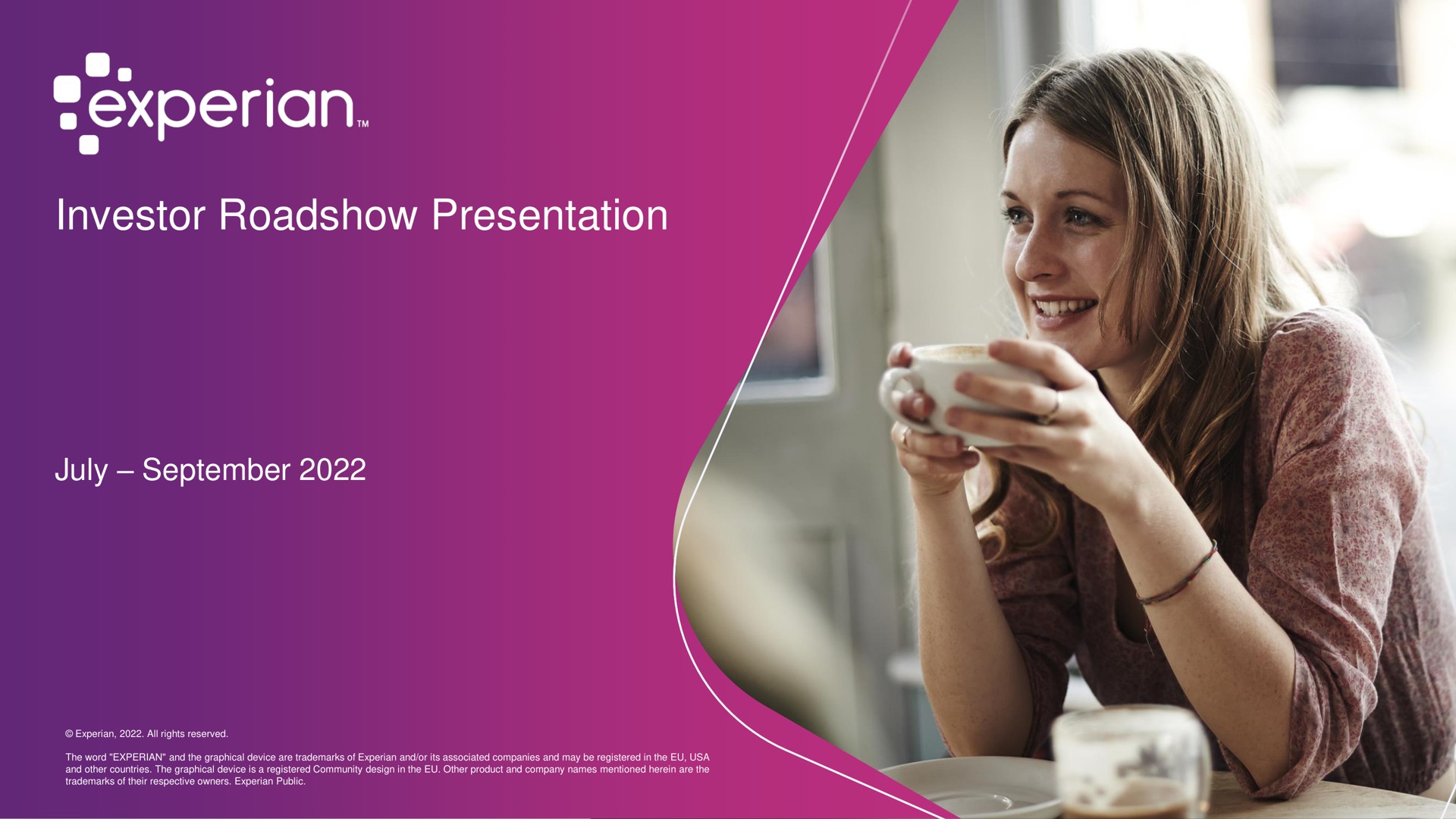 Experian — Investor Roadshow Presentation investment banking deck slide