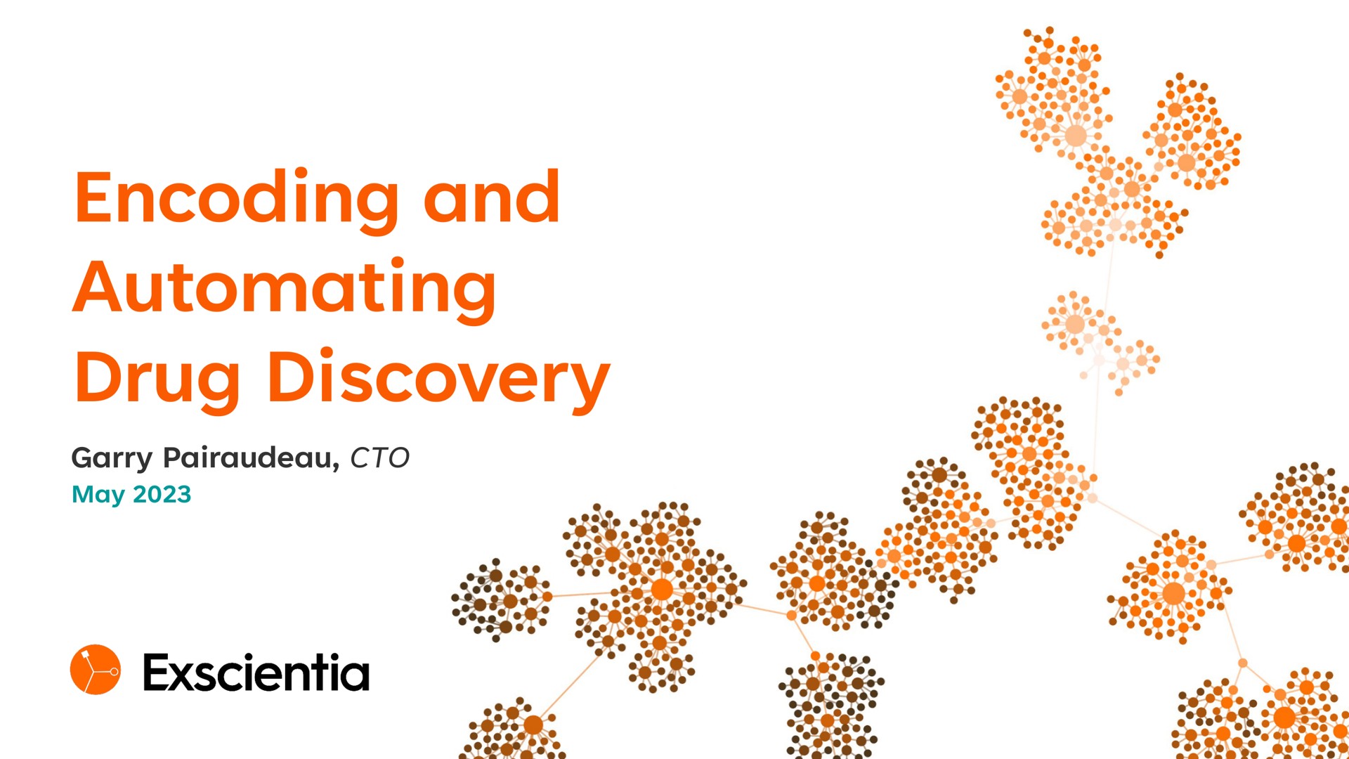 Exscientia — Encoding and Automating Drug Discovery investment banking deck slide