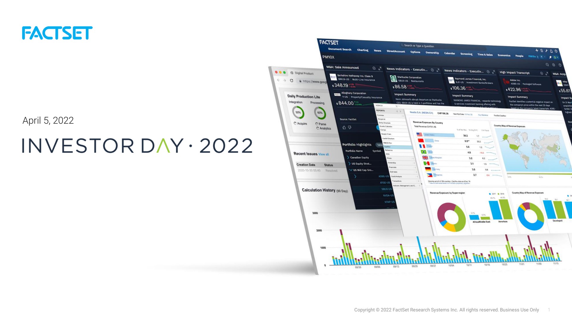 Factset — Investor Day · 2022 investment banking deck slide