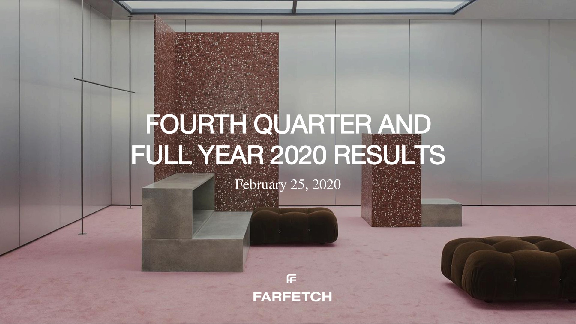 Farfetch — Fourth Quarter And Full Year 2020 Results investment banking deck slide