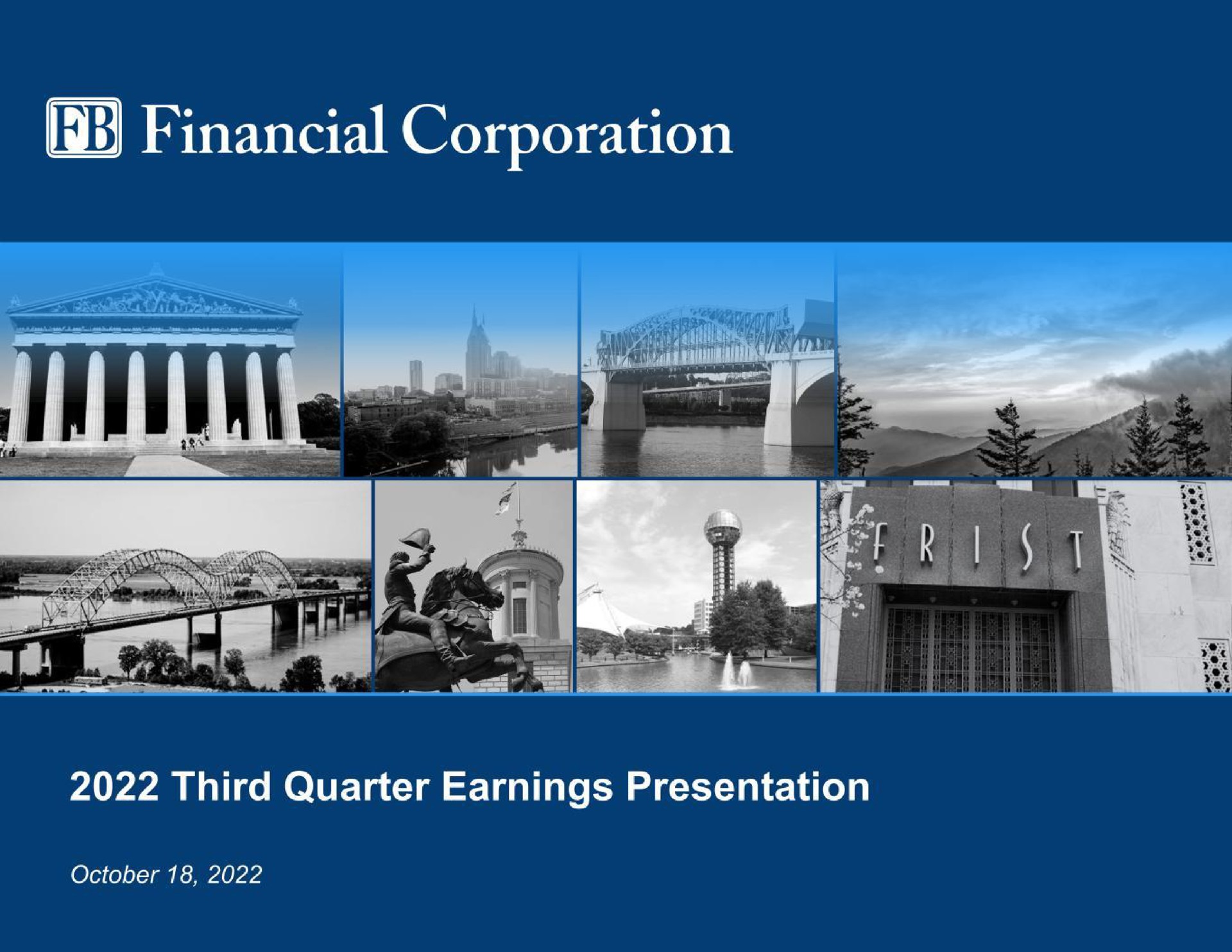 Fb Financial — 2022 Third Quarter Earnings Presentation investment banking deck slide