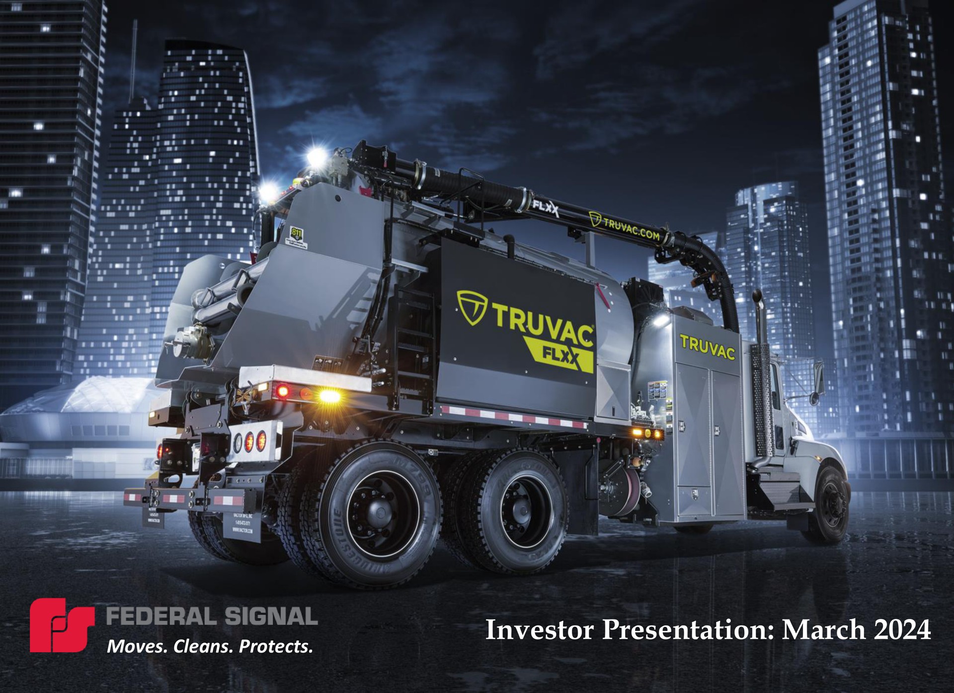 Federal Signal — Cover Slide investment banking deck slide