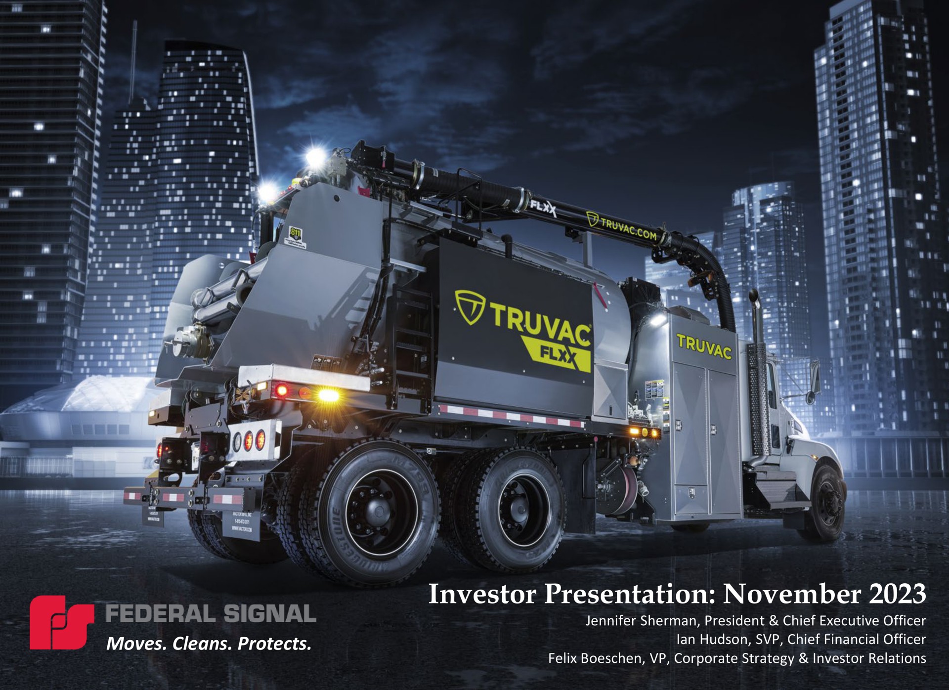 Federal Signal — Investor Presentation: November 2023 investment banking deck slide