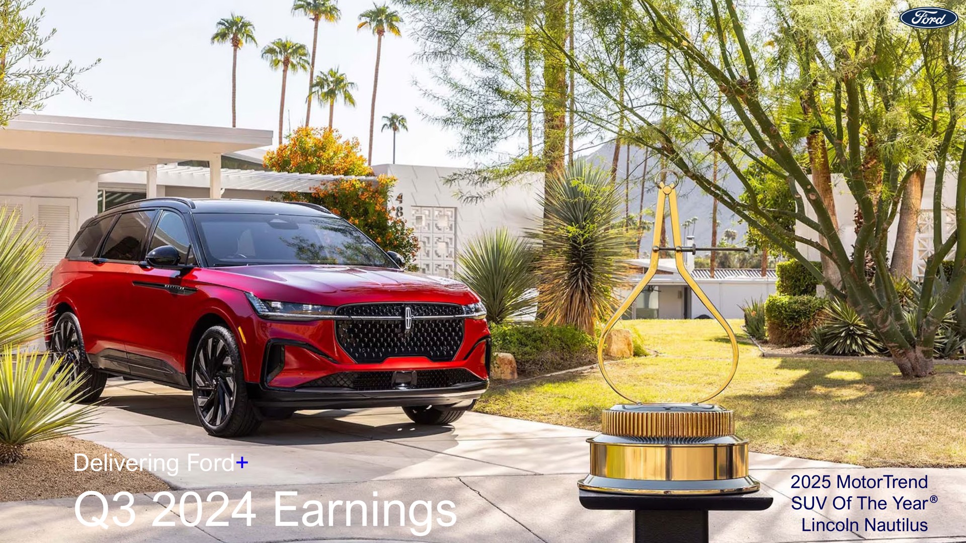 Ford — Q3 2024 Earnings investment banking deck slide