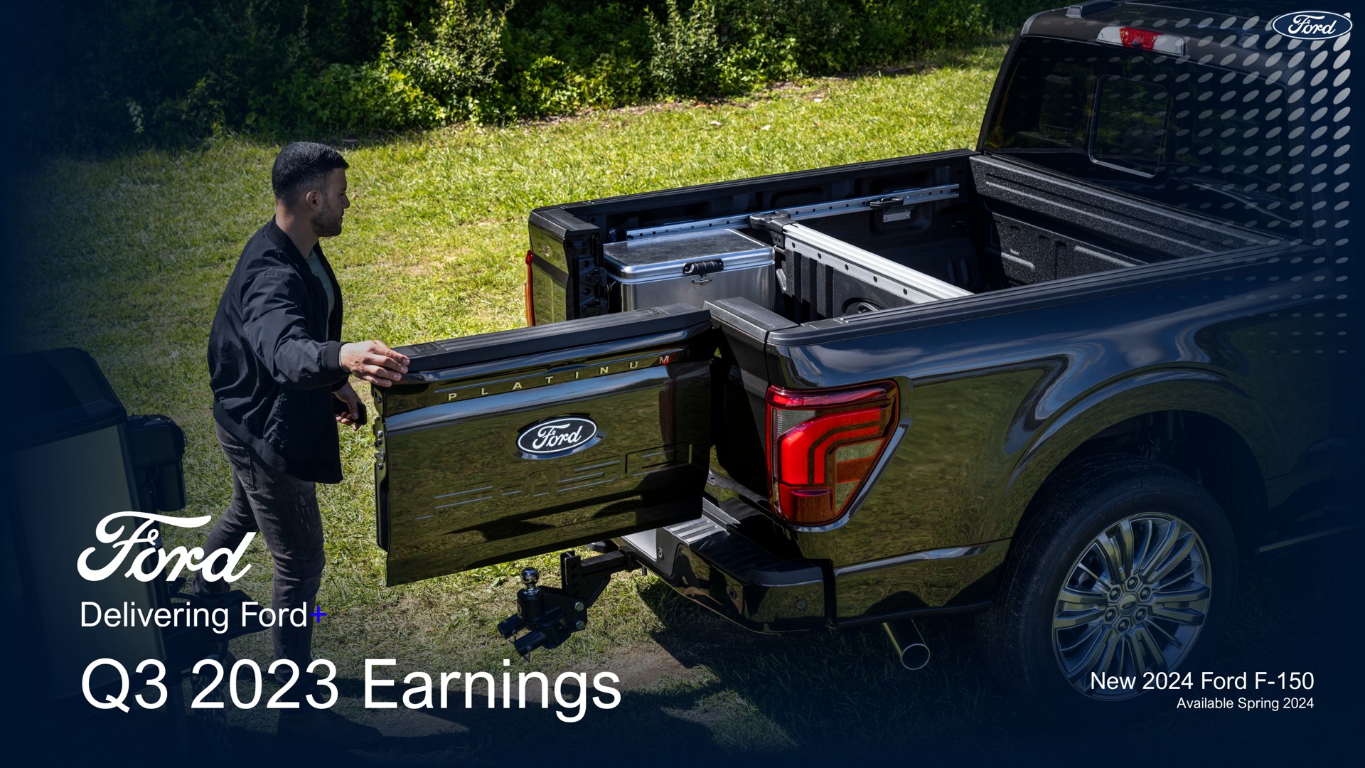 Ford — Q3 2023 Earnings investment banking deck slide