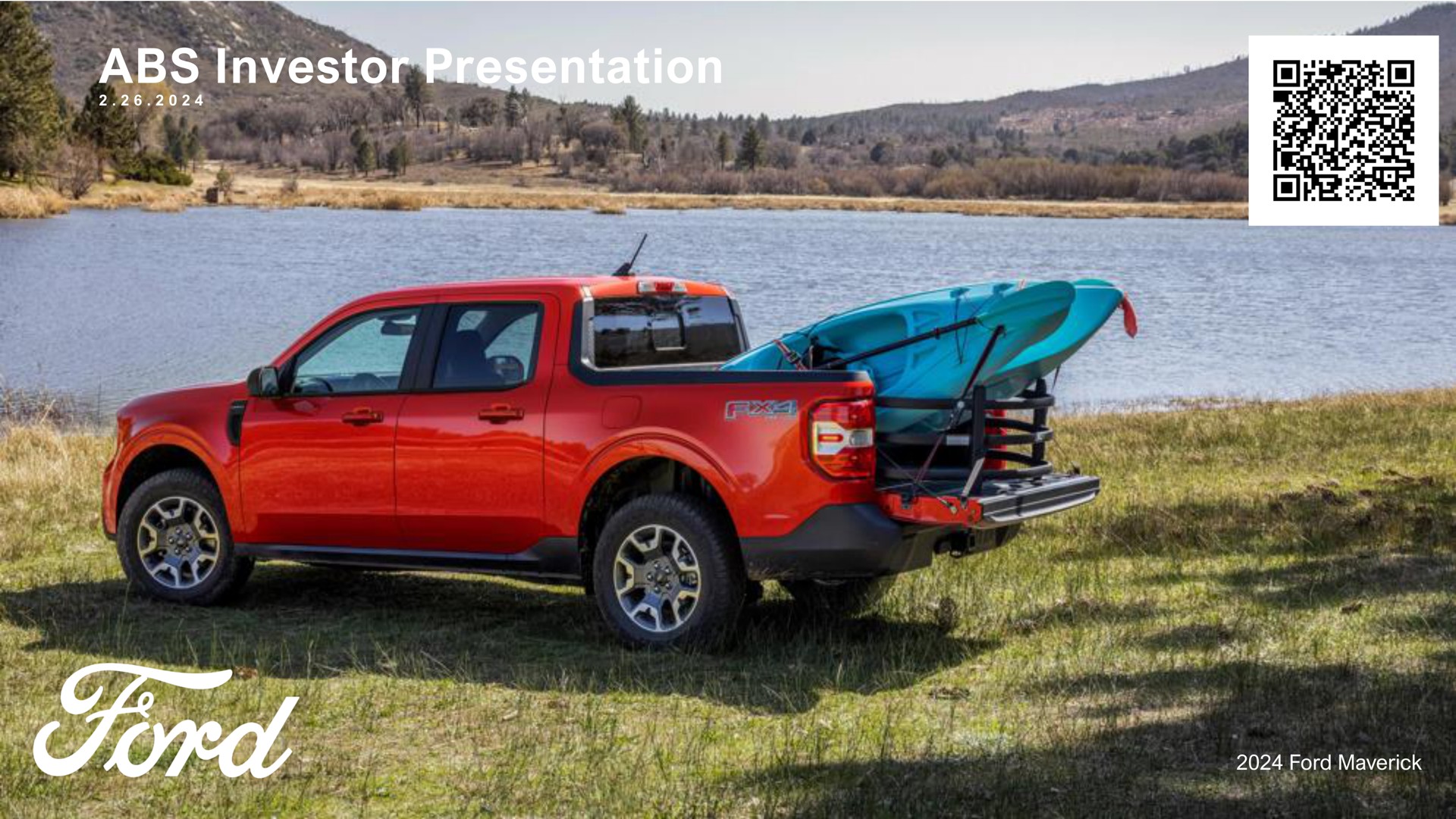 Ford — ABS Investor Presentation investment banking deck slide