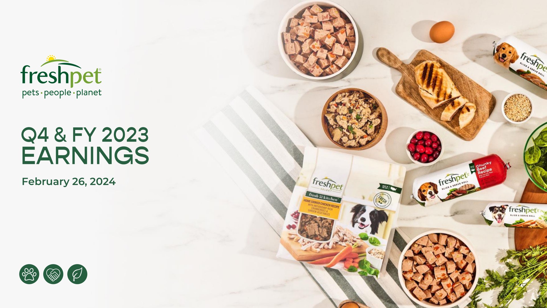 Freshpet — Q4 & FY 2023 Earnings investment banking deck slide