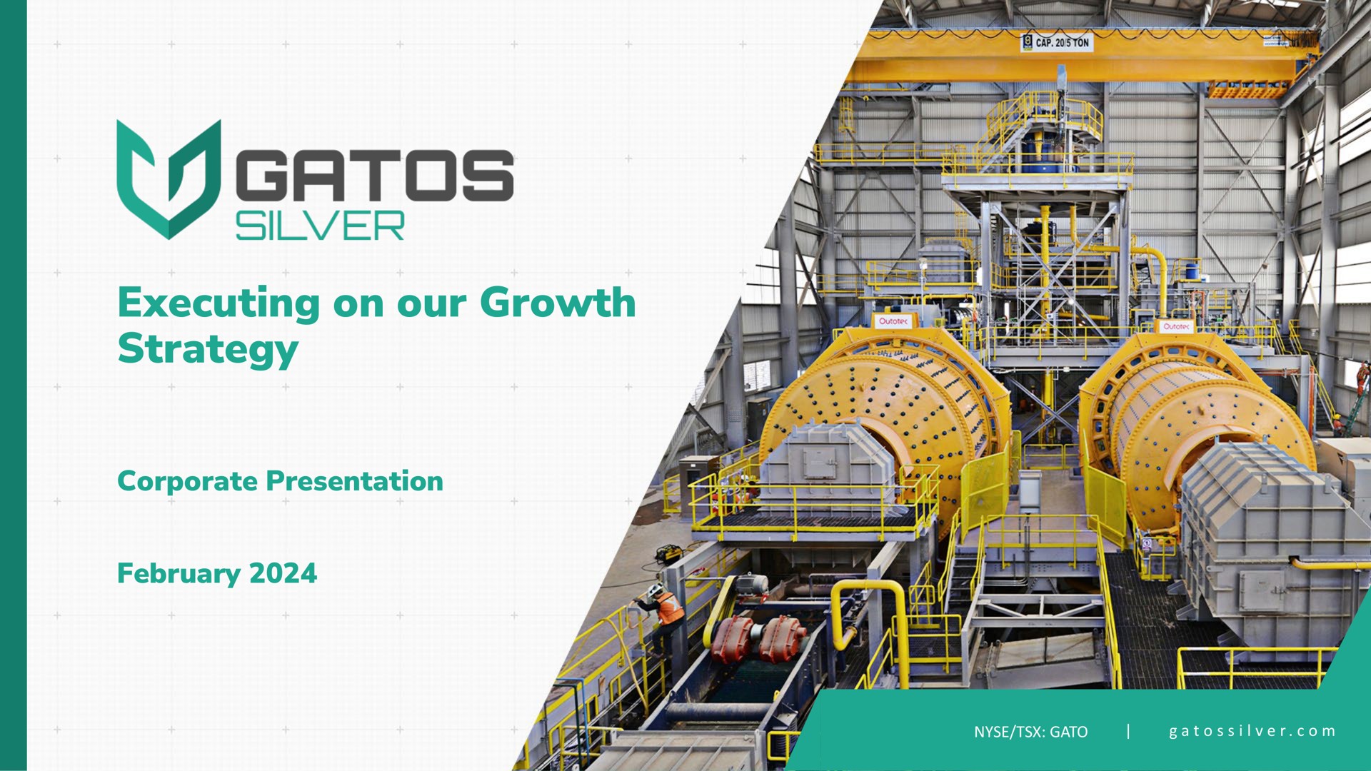 Gatos Silver — Executing on our Growth Strategy investment banking deck slide