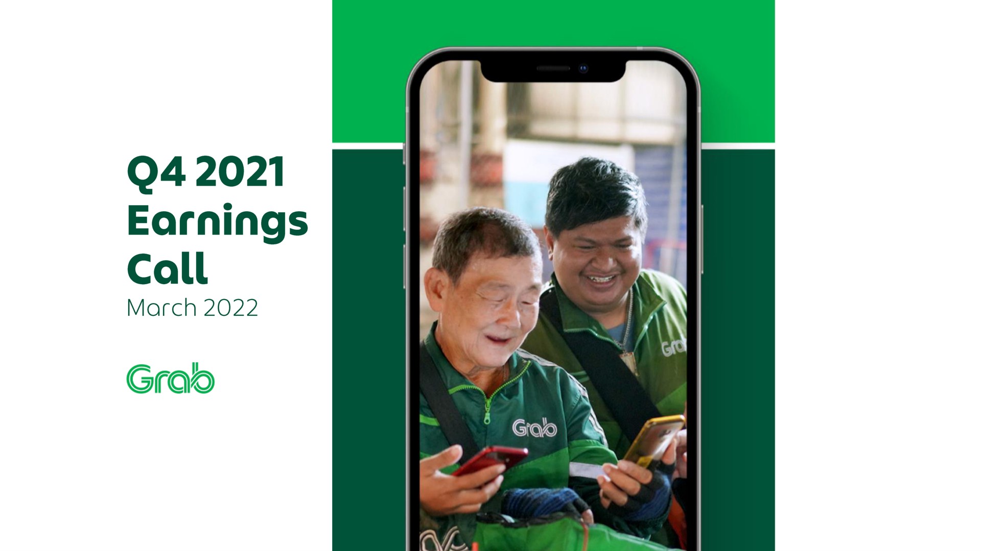 Grab — Q4 2021 Earnings Call investment banking deck slide