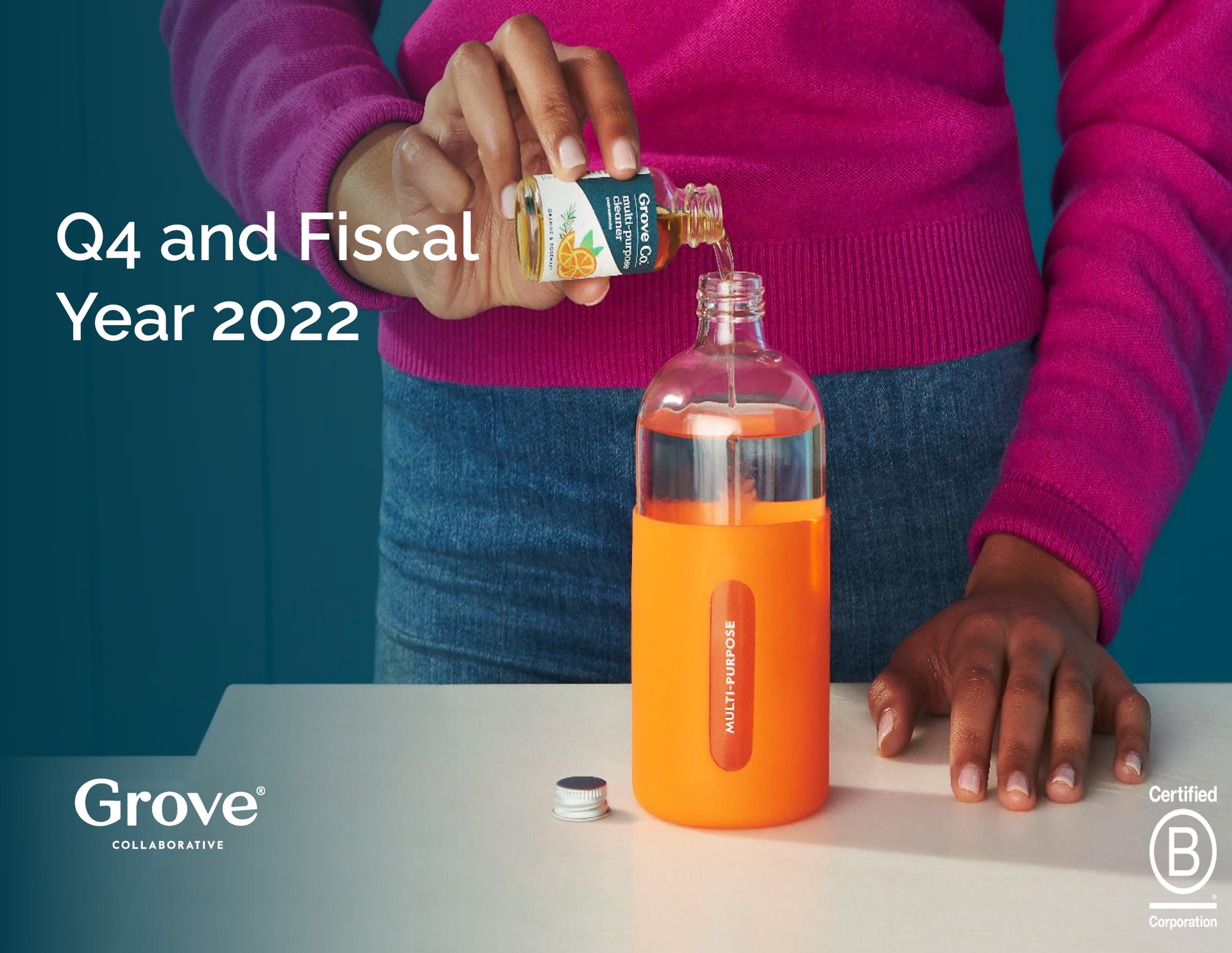 Grove — Q4 and Fiscal Year 2022 investment banking deck slide