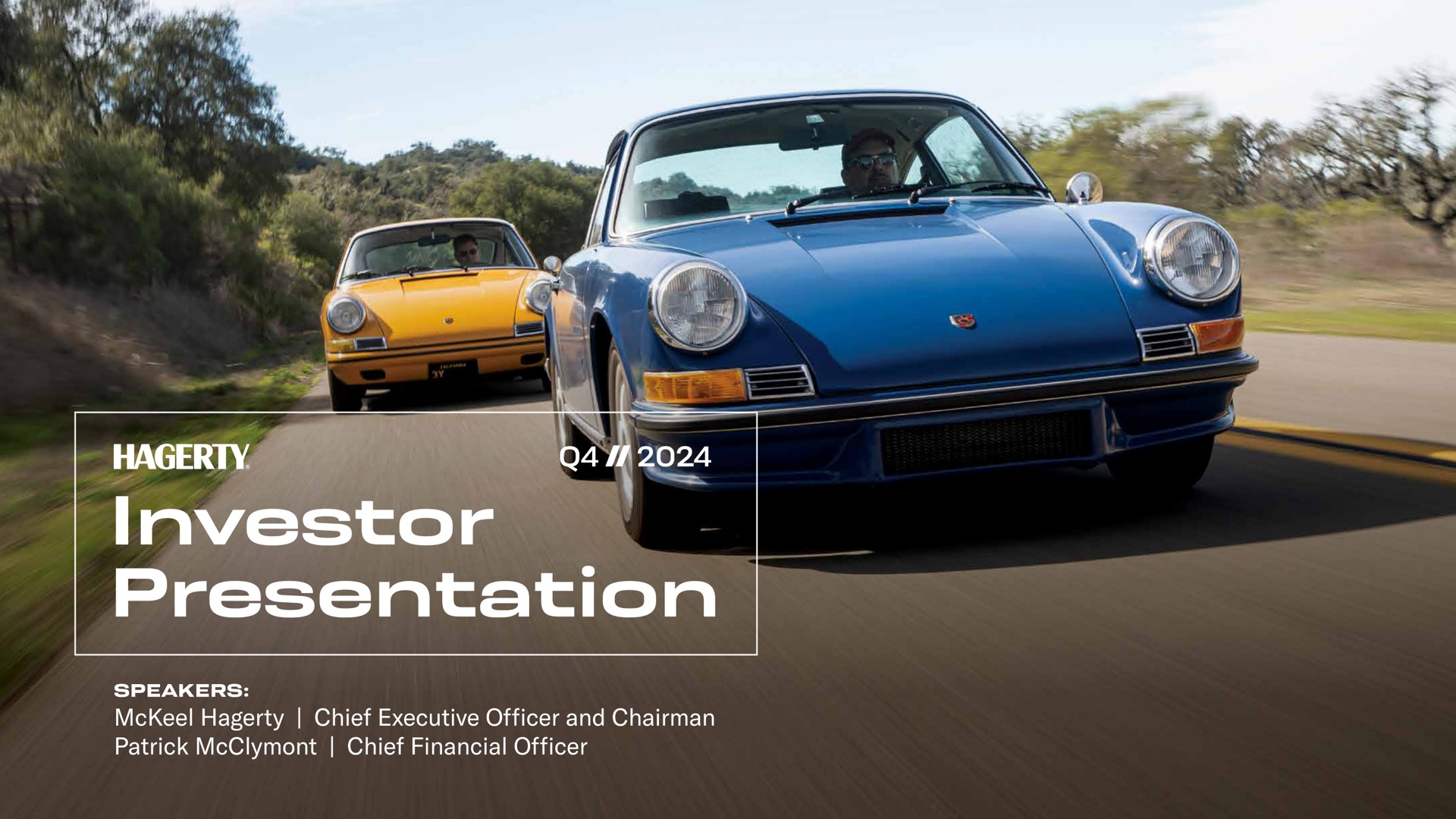 Hagerty — Investor Presentation investment banking deck slide