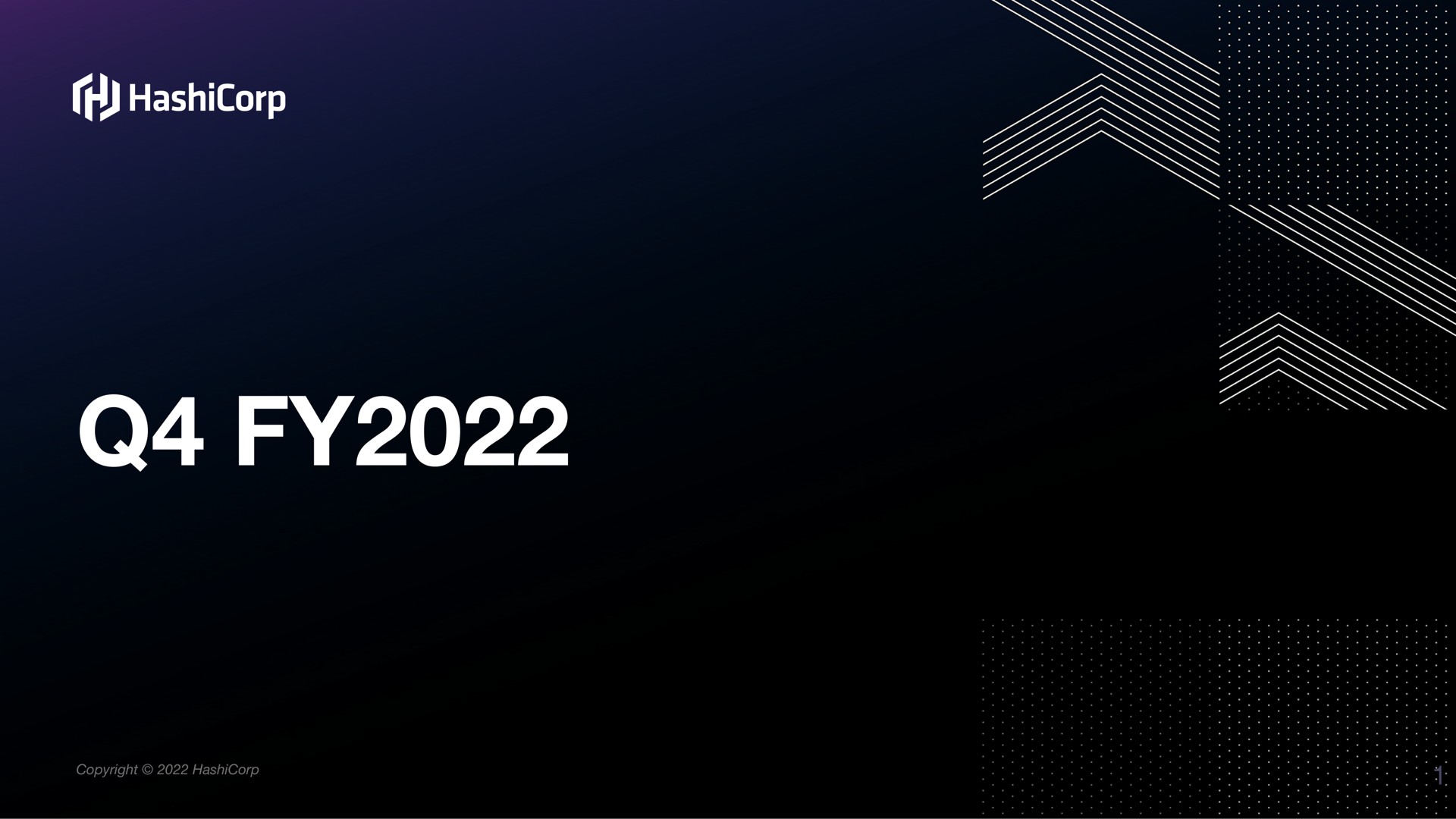 Hashicorp — Q4 Fy2022 investment banking deck slide