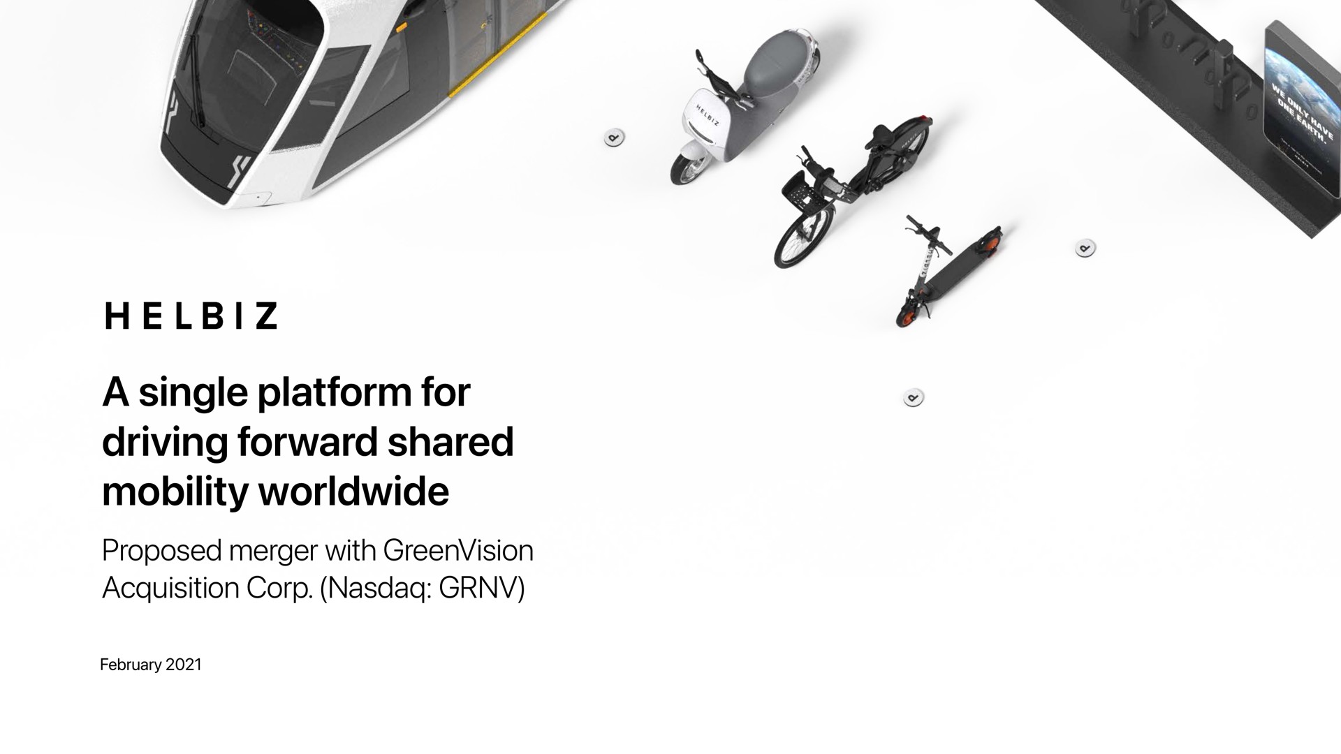 Helbiz — A single platform for driving forward shared mobility worldwide investment banking deck slide