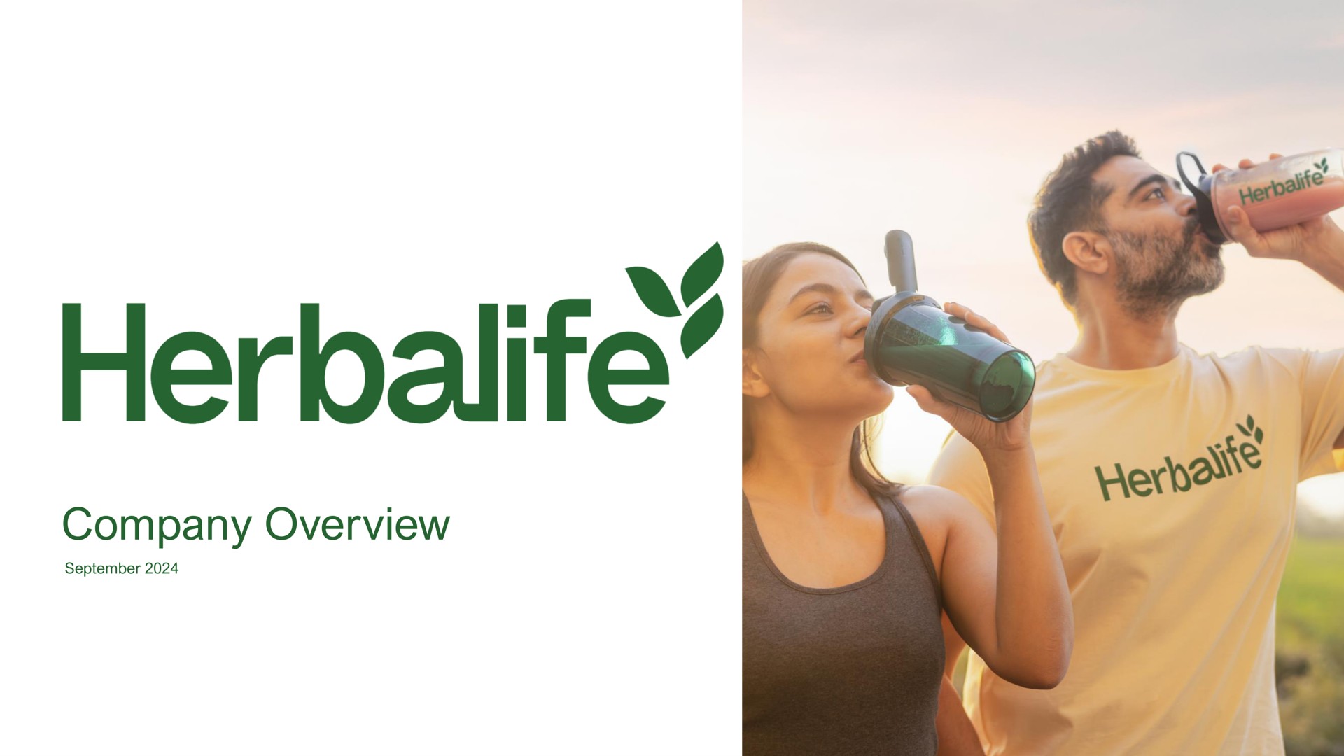 Herbalife — Company Overview investment banking deck slide