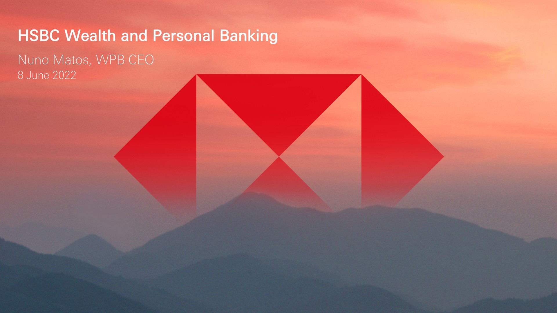 HSBC — HSBC Wealth and Personal Banking investment banking deck slide