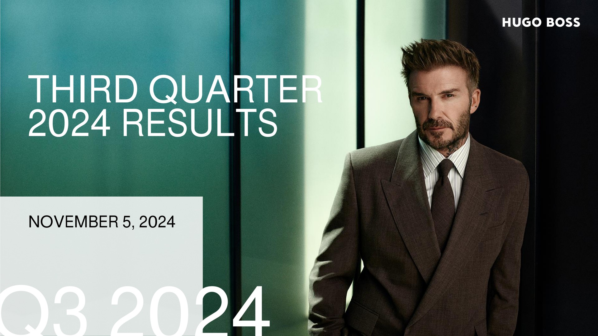 Hugo Boss — Third Quarter 2024 Results investment banking deck slide