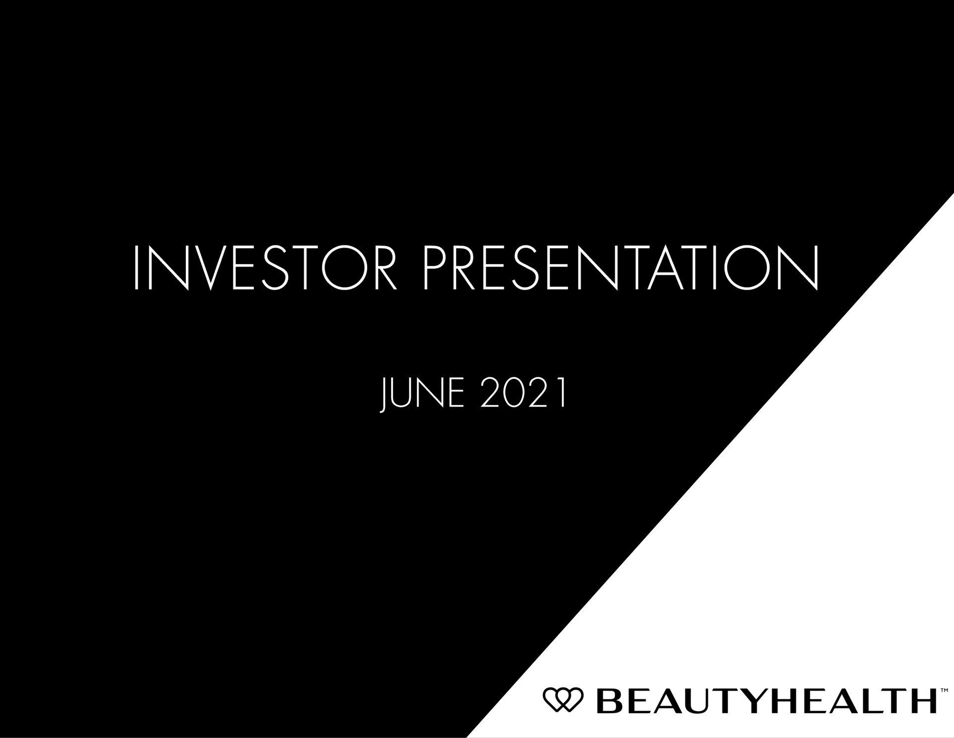 Hydrafacial — Investor Presentation investment banking deck slide