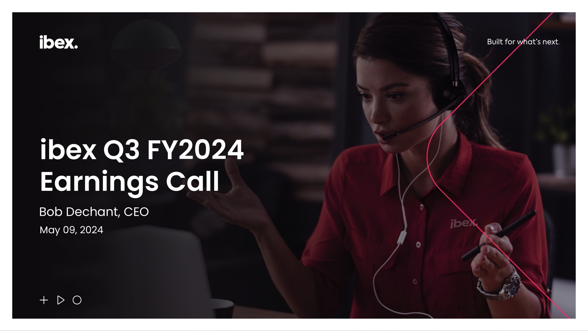 Ibex — ibex Q3 FY2024 Earnings Call investment banking deck slide