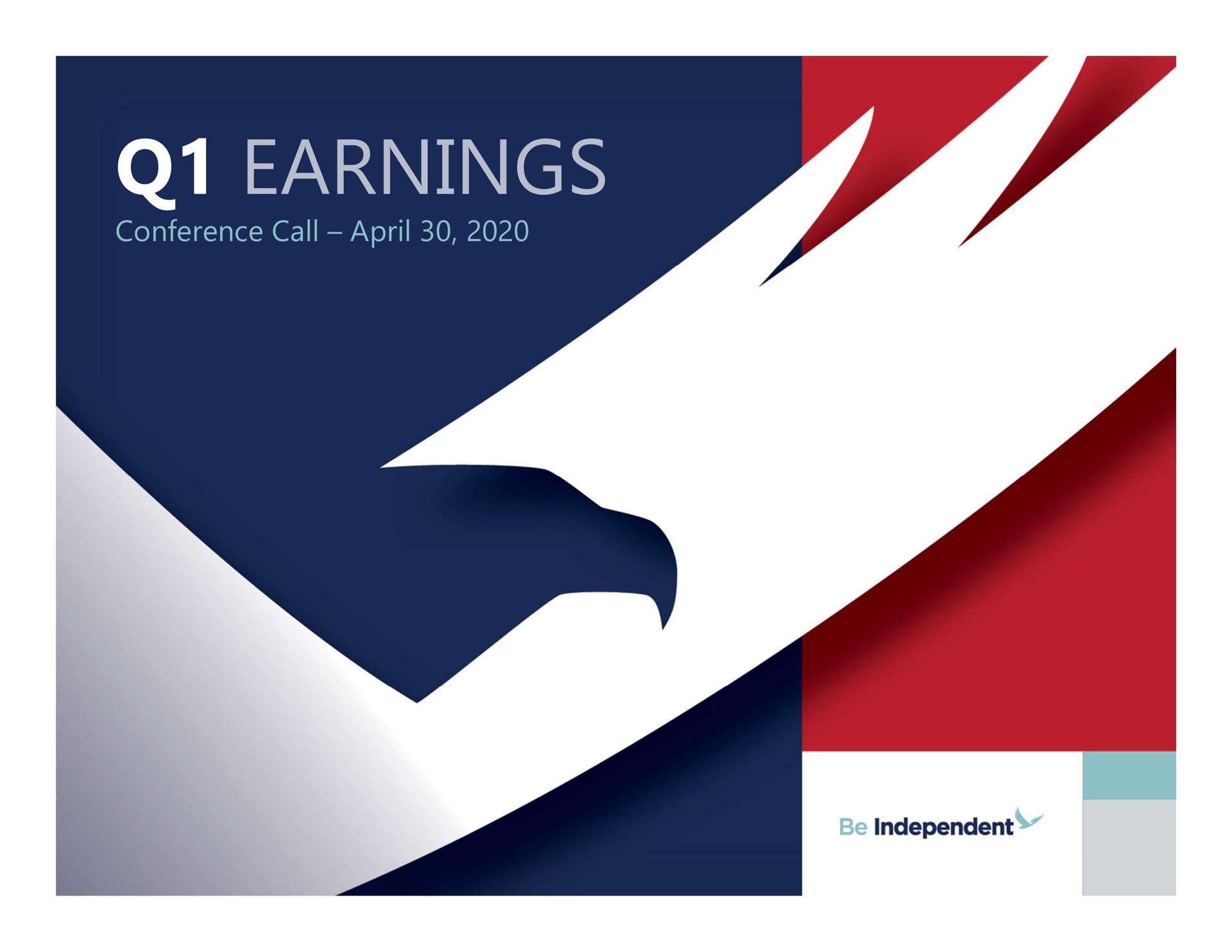 Independent Bank Corp — Q1 Earnings investment banking deck slide