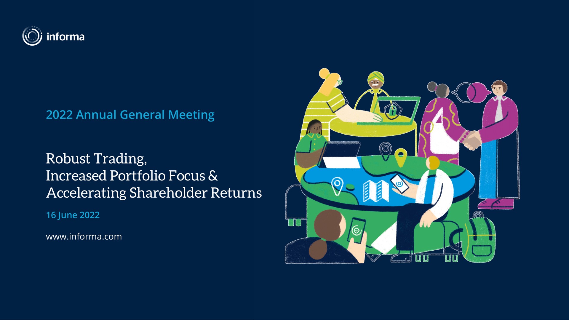 Informa — 2022 Annual General Meeting investment banking deck slide