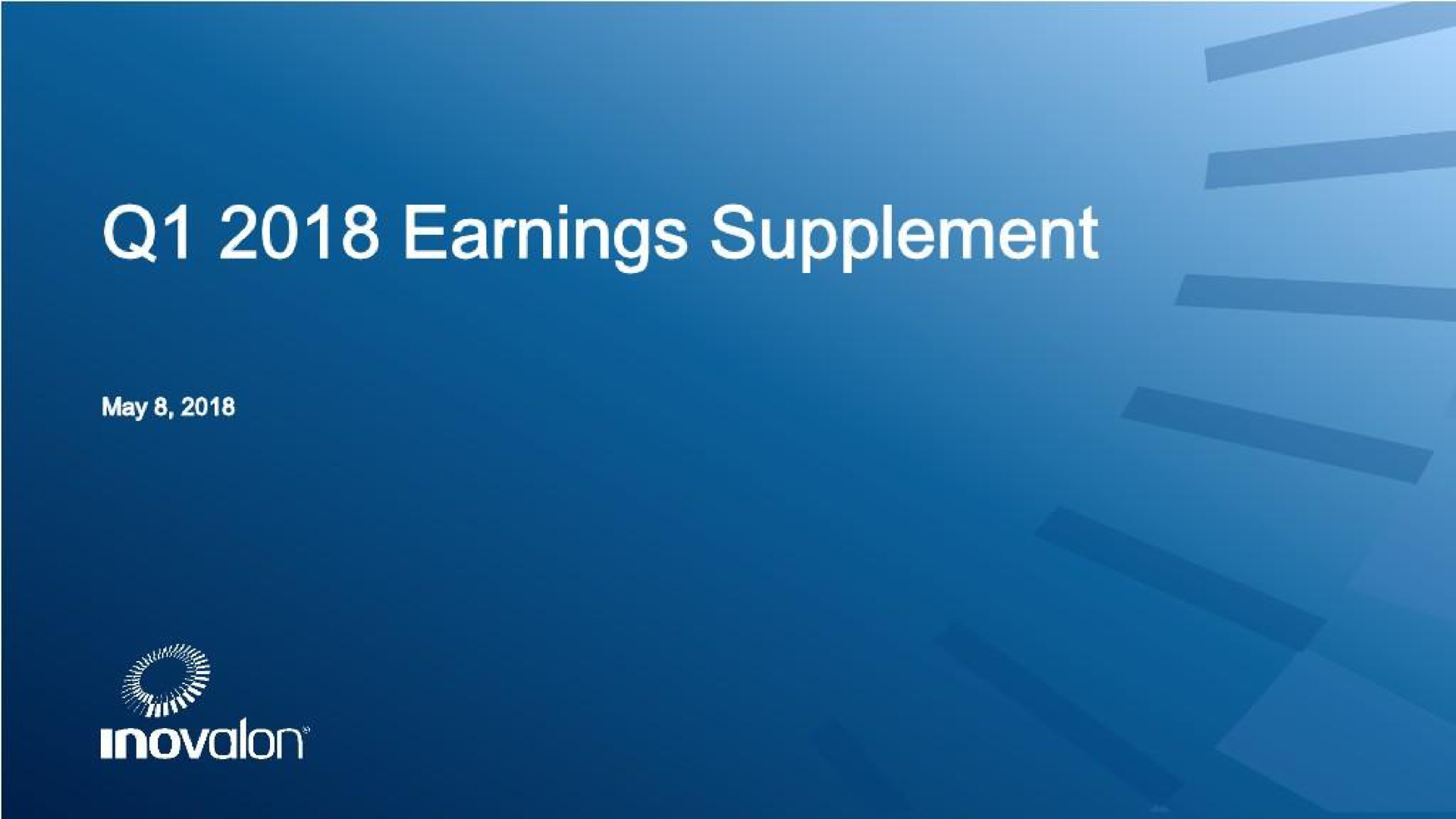 Inovalon — Q1 2018 Earnings Supplement investment banking deck slide